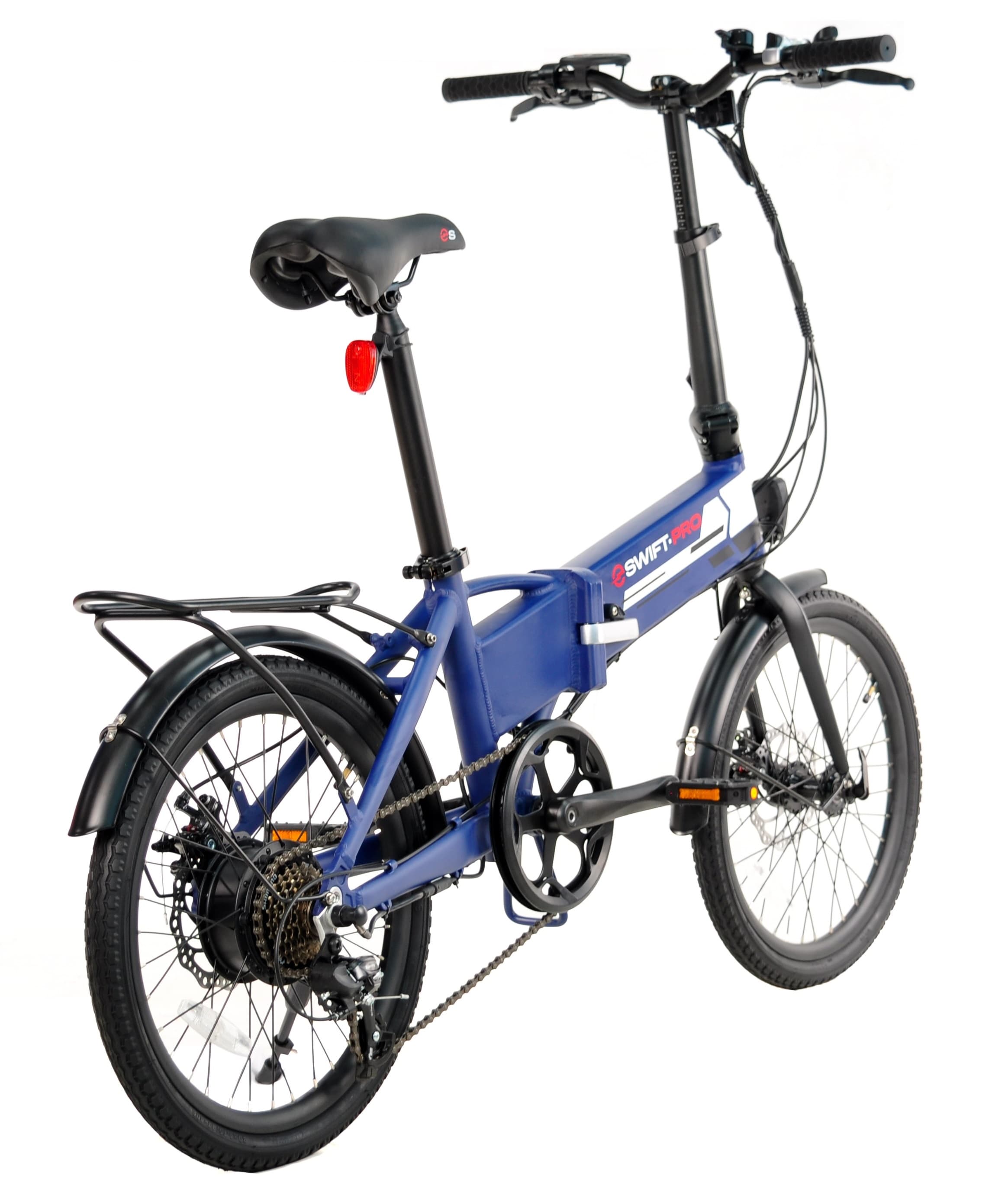 Електровелосипед SWIFT.PRO 20 AL "ROCK008" E-BIKE 250W (складаний) — Синій — мініатюра 2