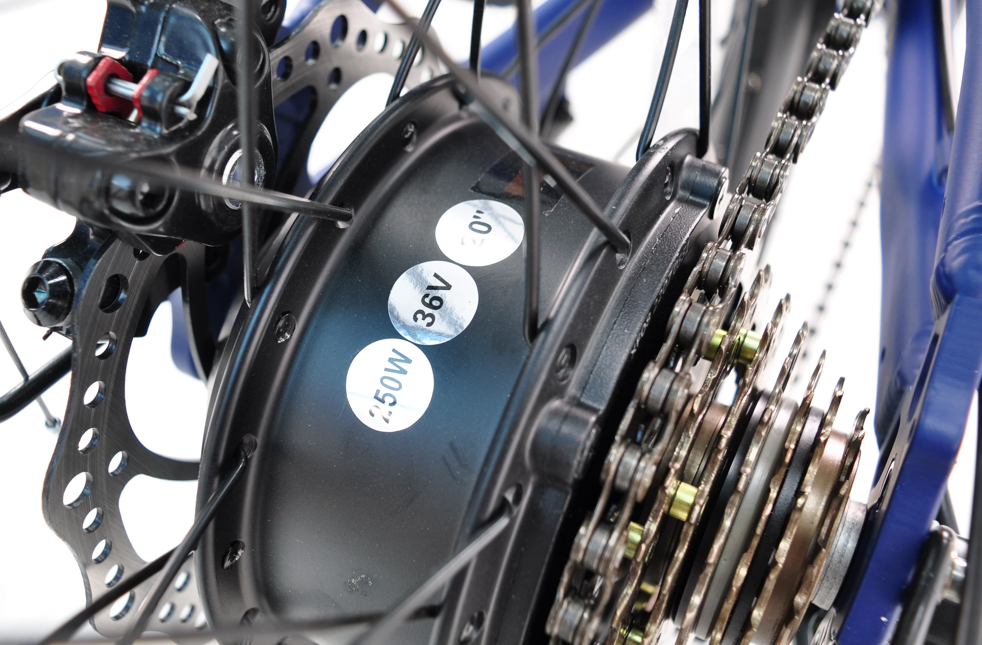 Електровелосипед SWIFT.PRO 20 AL "ROCK008" E-BIKE 250W (складаний) — Синій — мініатюра 5