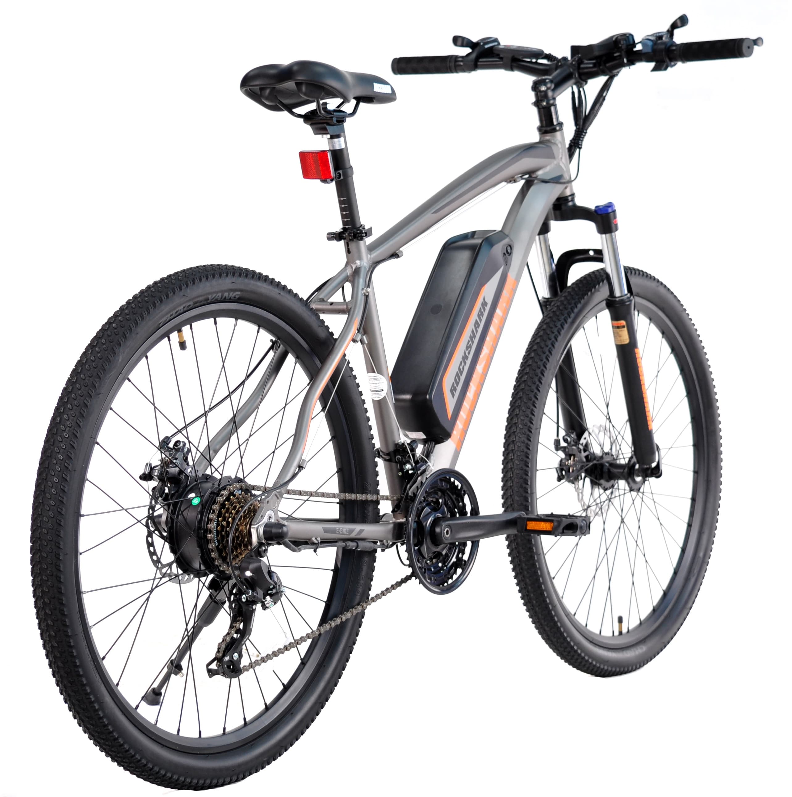 Електровелосипед RockShark 27.5 "ROCK003" 350W — Сірий — мініатюра 2