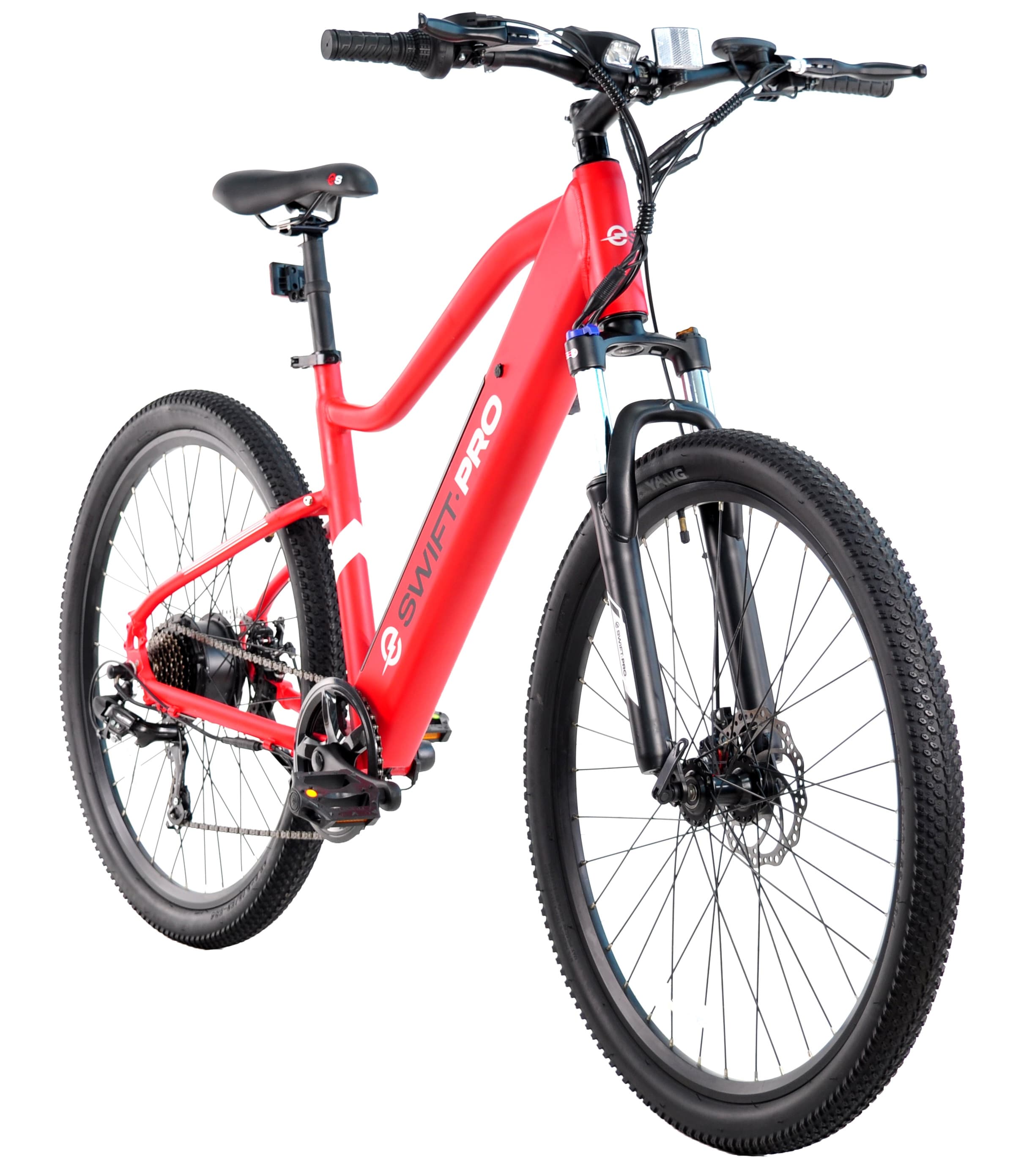 Електровелосипед SWIFT.PRO 27,5 MTB AL "EHIM011" E-BIKE 350W — Червоний — мініатюра 2