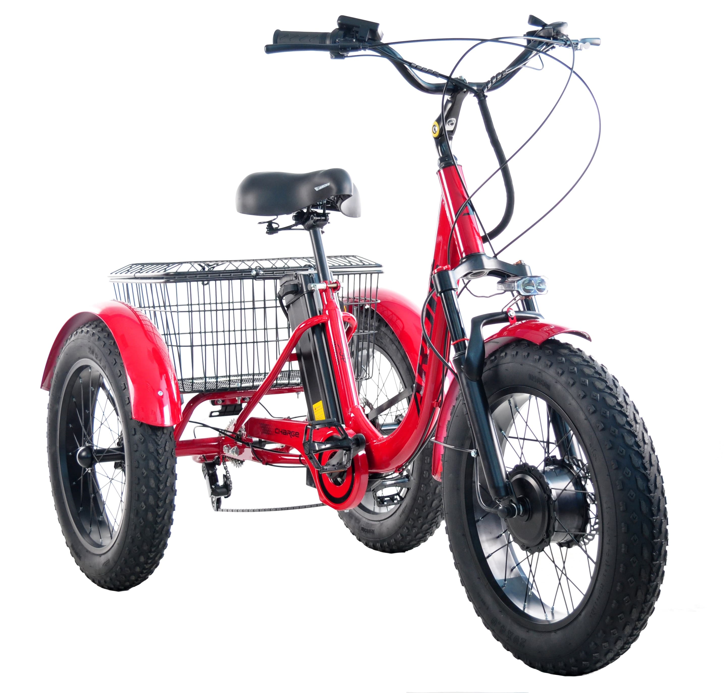 Електровелосипед Ardis 20 CTB ST "Charge" (триколісний) 350W — Червоний — мініатюра 3