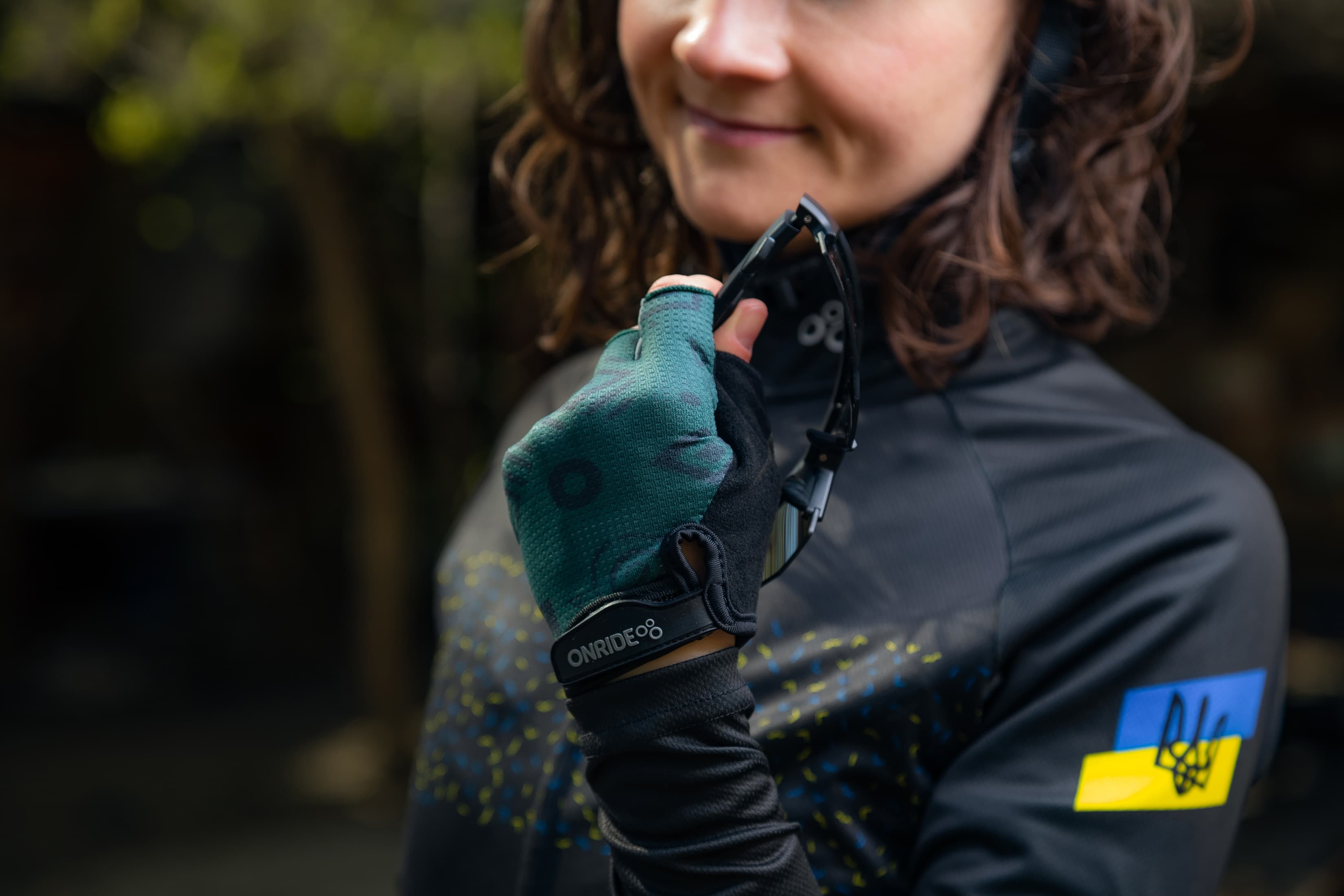 Рукавички ONRIDE Hold 30 Relic, гелеві подушечки, зелений розмір XL — мініатюра 2