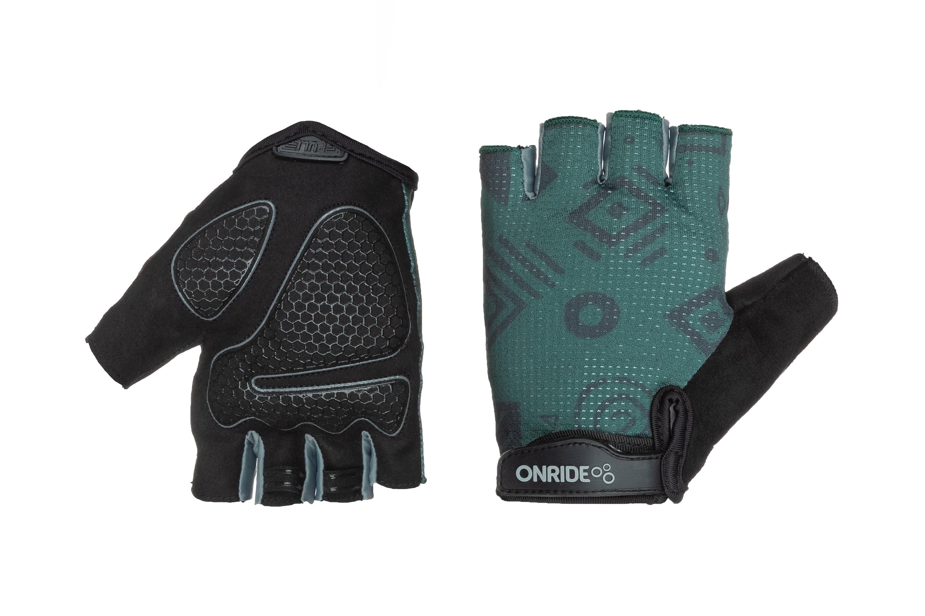 Рукавички ONRIDE Hold 30 Relic, гелеві подушечки, зелений розмір XXL — фото 1