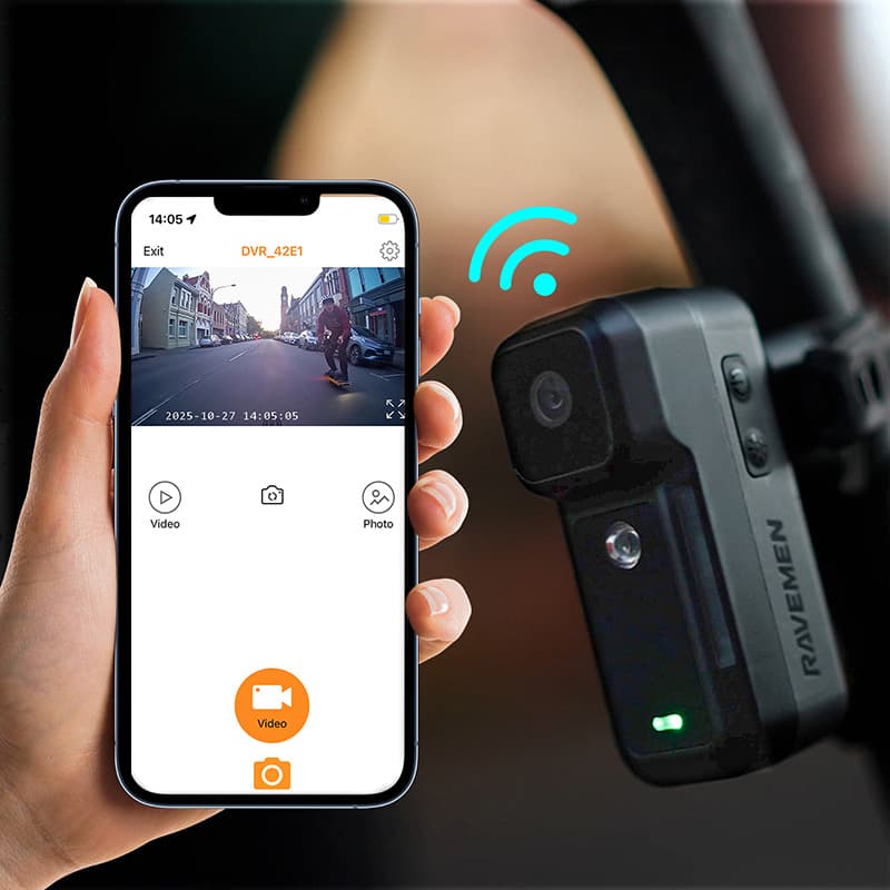 Заднє світло Ravemen NT301 (80 lm, 3200 mAh), з камерой — мініатюра 5