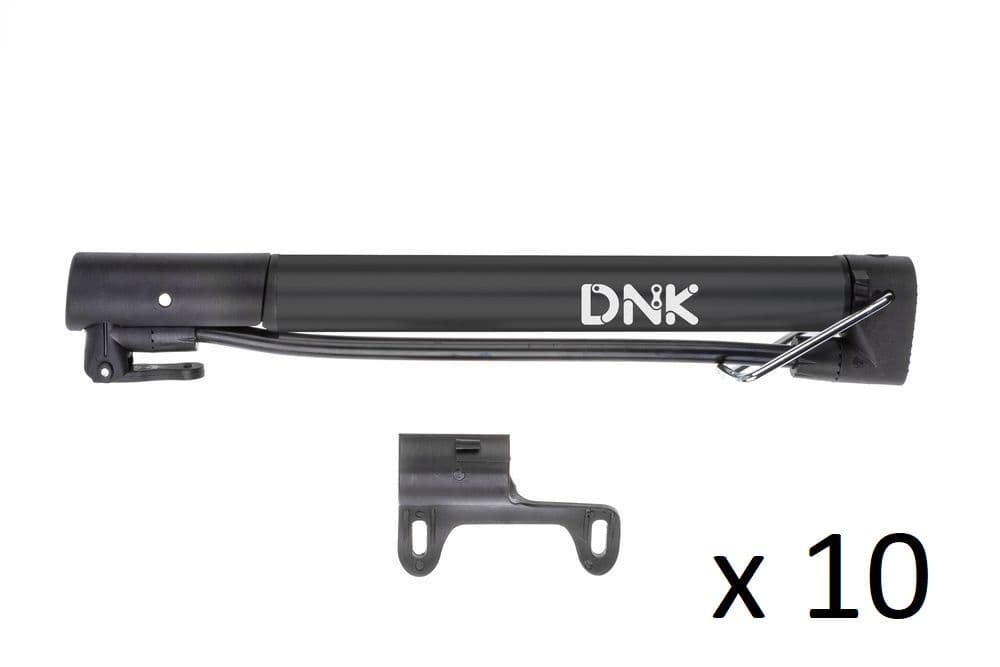 Спецгурт! Насос компактний DNK Step 10 алюміній, 29,5 см, 80 psi, голівка під FV/AV (10шт) — мініатюра 2