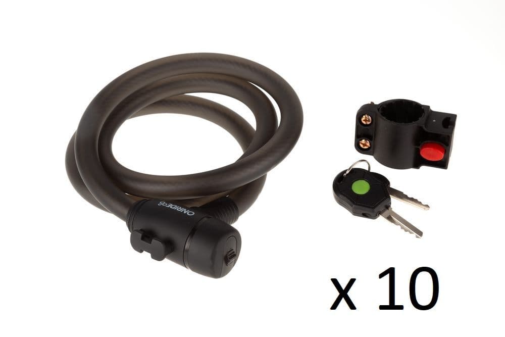 Спецгурт! Замок ONRIDE Widest спіральний, під ключ, з кріпленням 15x1500 мм (10шт) — мініатюра 2