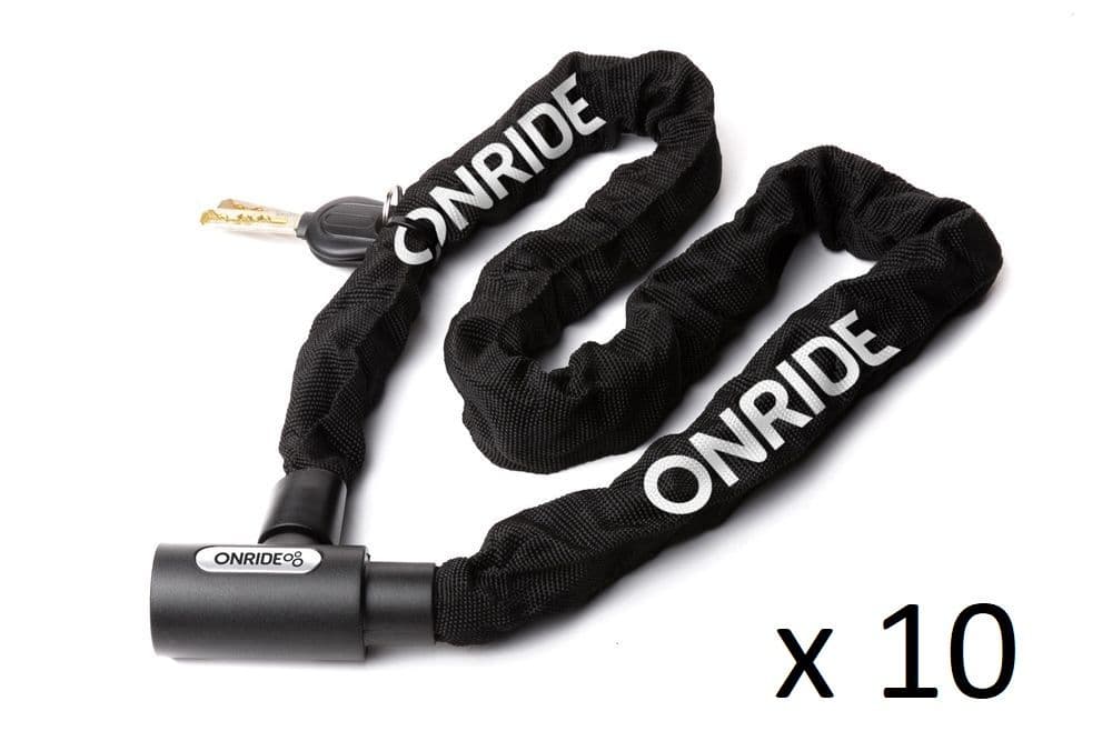 Спецгурт! Замок ONRIDE Tie Lock Superior 30 загартований ланцюговий, під ключ, 6x1000 мм (10шт) — мініатюра 2
