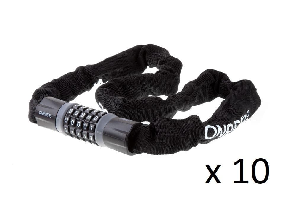 Спецгурт! Замок ONRIDE Tie Code Superior 50 загартований ланцюговий, кодовий, 7x1000 мм (10шт) — мініатюра 2