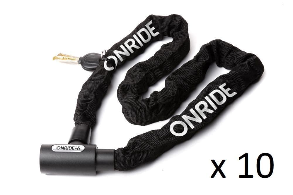 Спецгурт! Замок ONRIDE Tie Lock Superior 50 загартований ланцюговий, під ключ, 6x1500 мм (10шт) — мініатюра 2