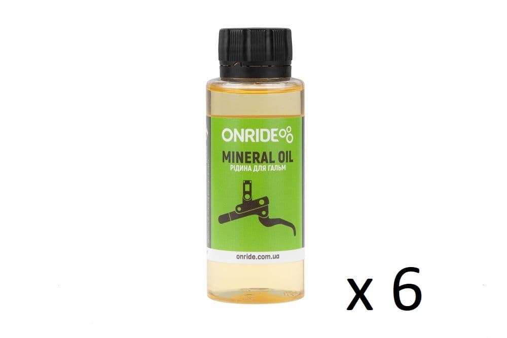 Спецгурт! Гальмівна рідина ONRIDE Mineral Oil 100 мл (6шт) — мініатюра 2