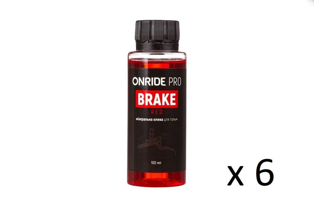 Спецгурт! Гальмівна рідина ONRIDE PRO Brake Red 100 мл (6шт) — мініатюра 2