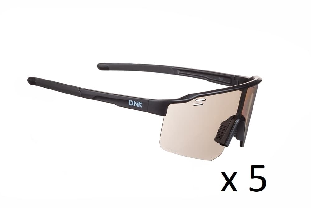 Спецгурт! Окуляри DNK Sun I з лінзою Photochromic MIRROR кат 0-3 (84-18%), оправа TR90 чорна (5шт) — мініатюра 2