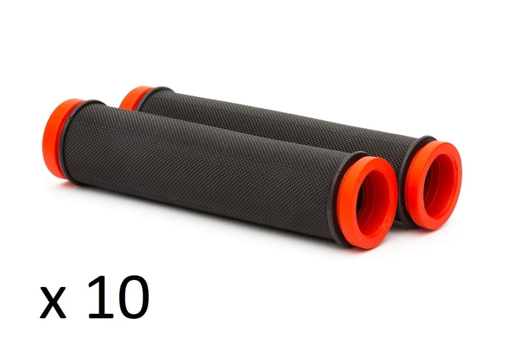 Спецгурт! Гріпси ONRIDE SimpleGrip, 130 мм, чорний/червоний (10шт) — мініатюра 2