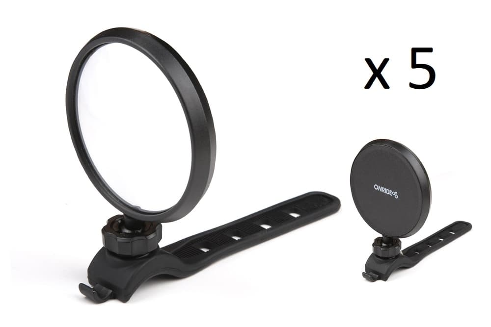 Спецгурт! Дзеркало ONRIDE Mirror 2.0, на кермо, універсальне, 65 мм (5шт) — мініатюра 2