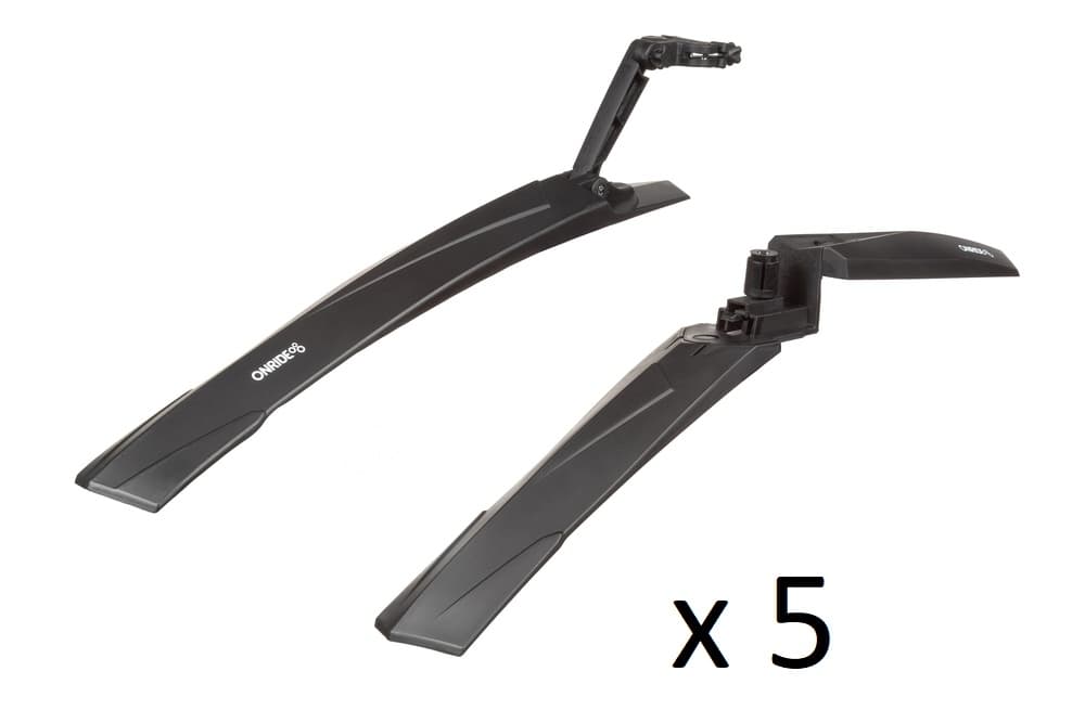 Спецгурт! Комплект крил ONRIDE Brut 10 24"/26"/29" (розмір: п: 70х535; з: 75х585 мм), чорний (5шт) — мініатюра 2