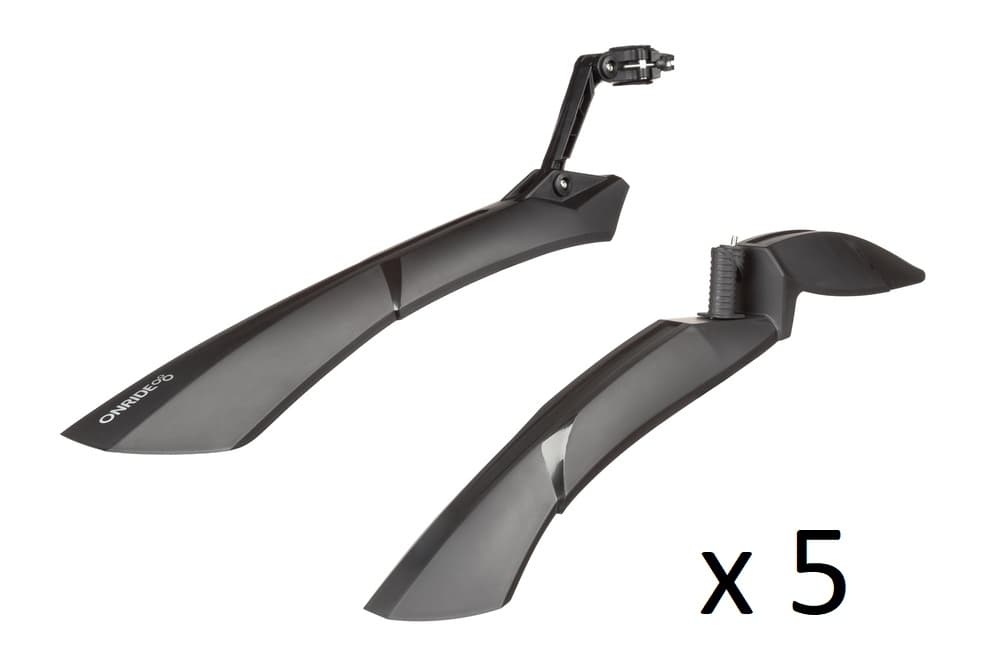 Спецгурт! Комплект крил ONRIDE Brut 20 24"/26"/29" (розмір: п: 86х600; з: 90х525 мм), чорний (5шт) — мініатюра 2