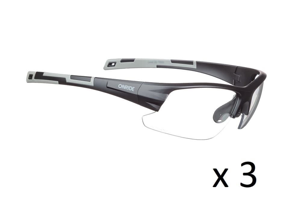 Спецгурт! Окуляри ONRIDE Lead 30 з лінзами Photochromic clear to grey (84-25%) кат. 0-2 чорний (3шт) — мініатюра 2