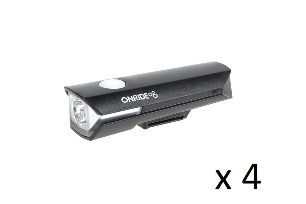 Спецгурт! Велосипедна фара ONRIDE Rock 100 (100 lm, 550 mAh, Type-C), пластикова (4шт) — мініатюра 2