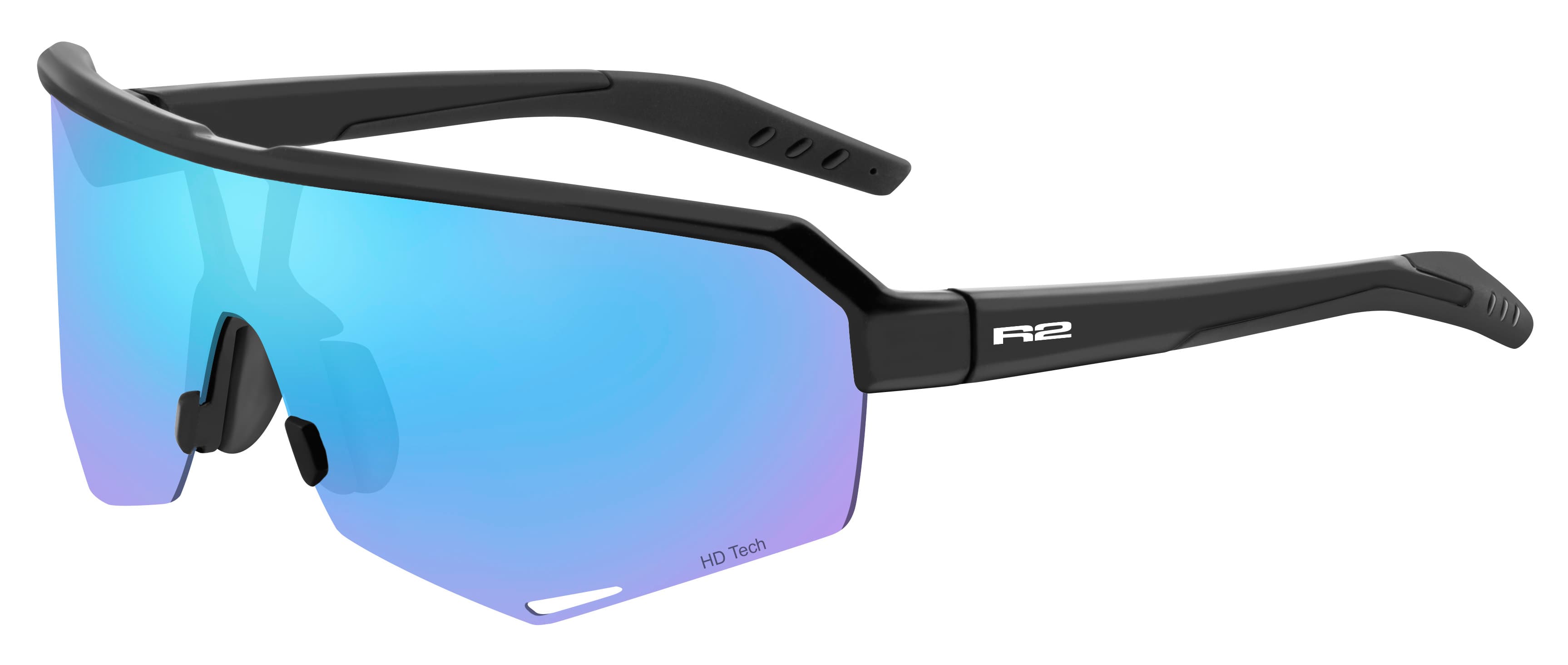 Окуляри R2 FLUKE black (PC), лінза violet (HD), покриття blue revo, кат. 3 — мініатюра 2