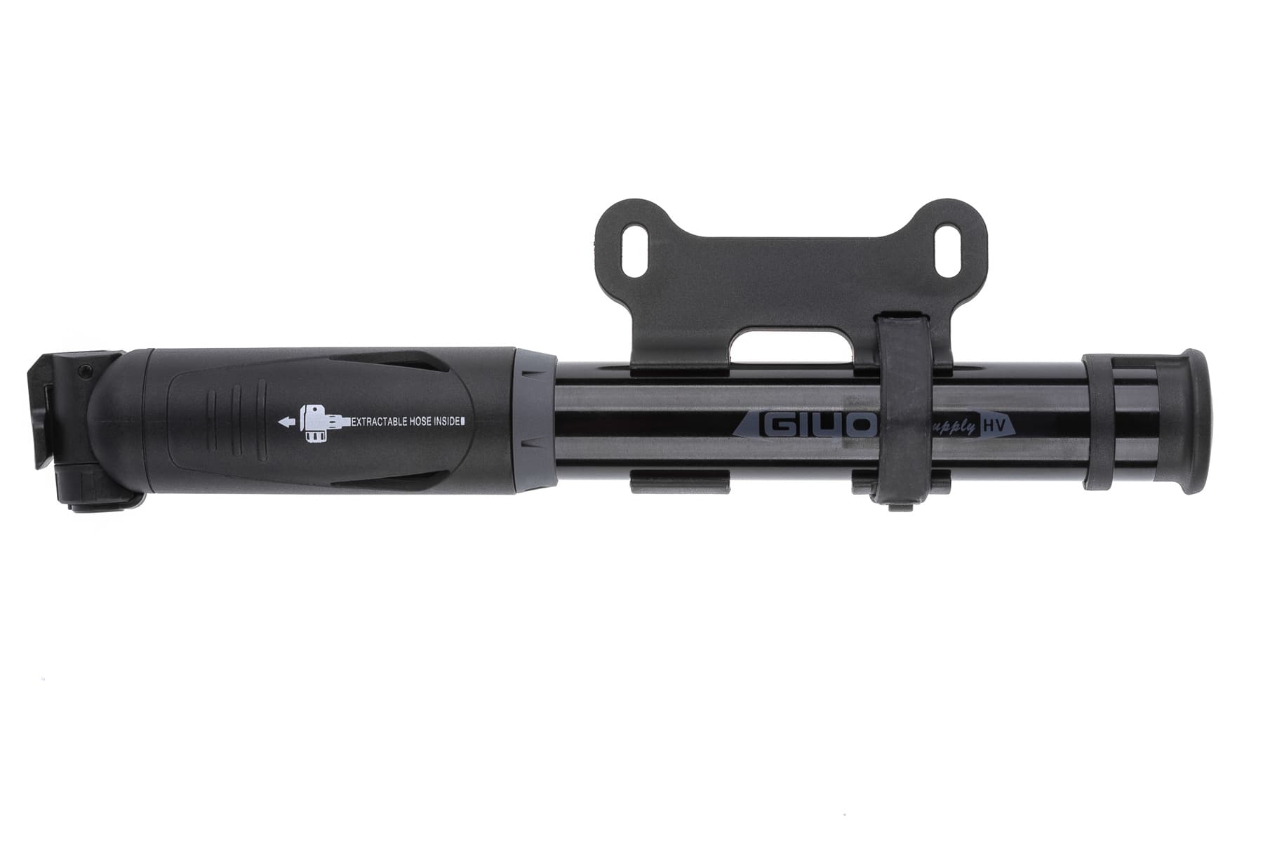 Насос компактний Giyo GP-862E, алюміній, висувний шланг, 24см, 80psi/5,5bar — фото 1