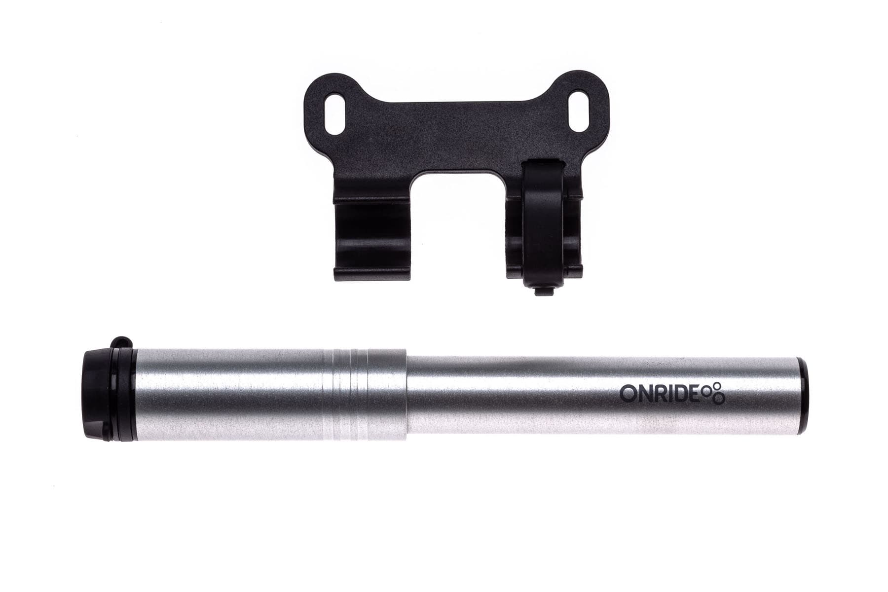 Насос компактний ONRIDE Slate 10 алюмінієвий макс.тиск 120PSI, зі шлангом, голівка під FV/AV — фото 1