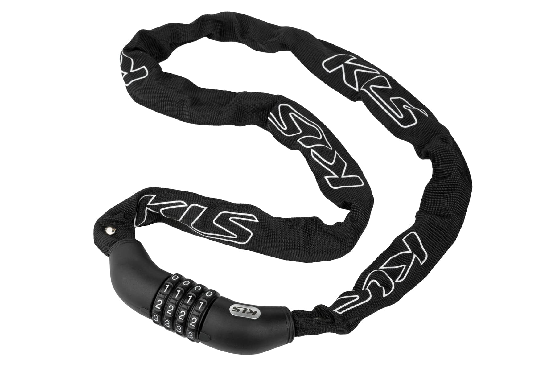 Замок ланцюговий кодовий KLS Chainlock 4 чорний 4x1000 мм — фото 1