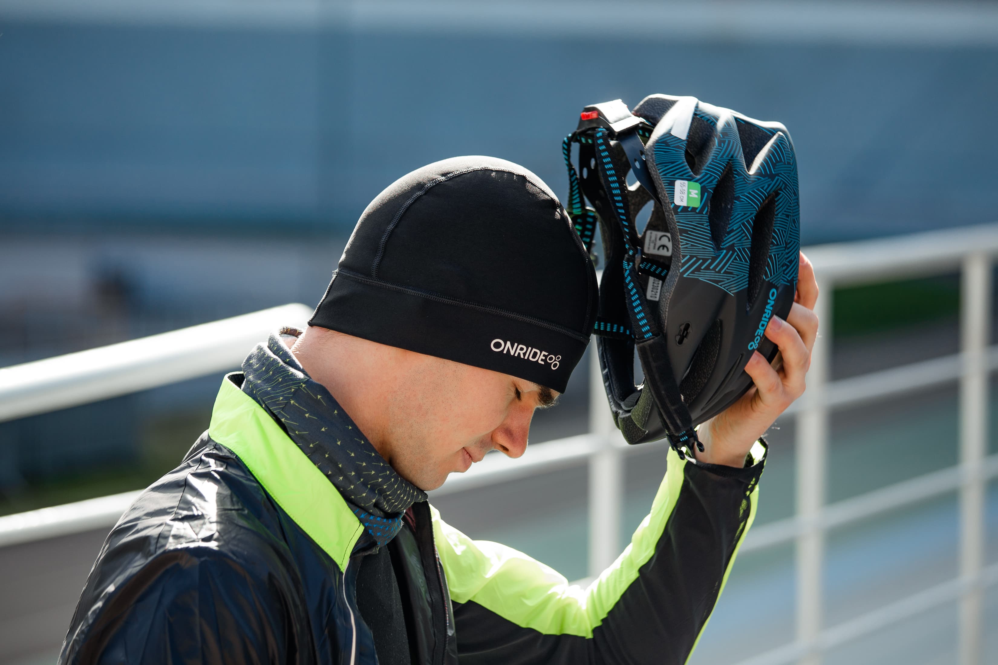 Підшоломник ONRIDE HEAD колір чорний L\XL (58-60 см) — мініатюра 2