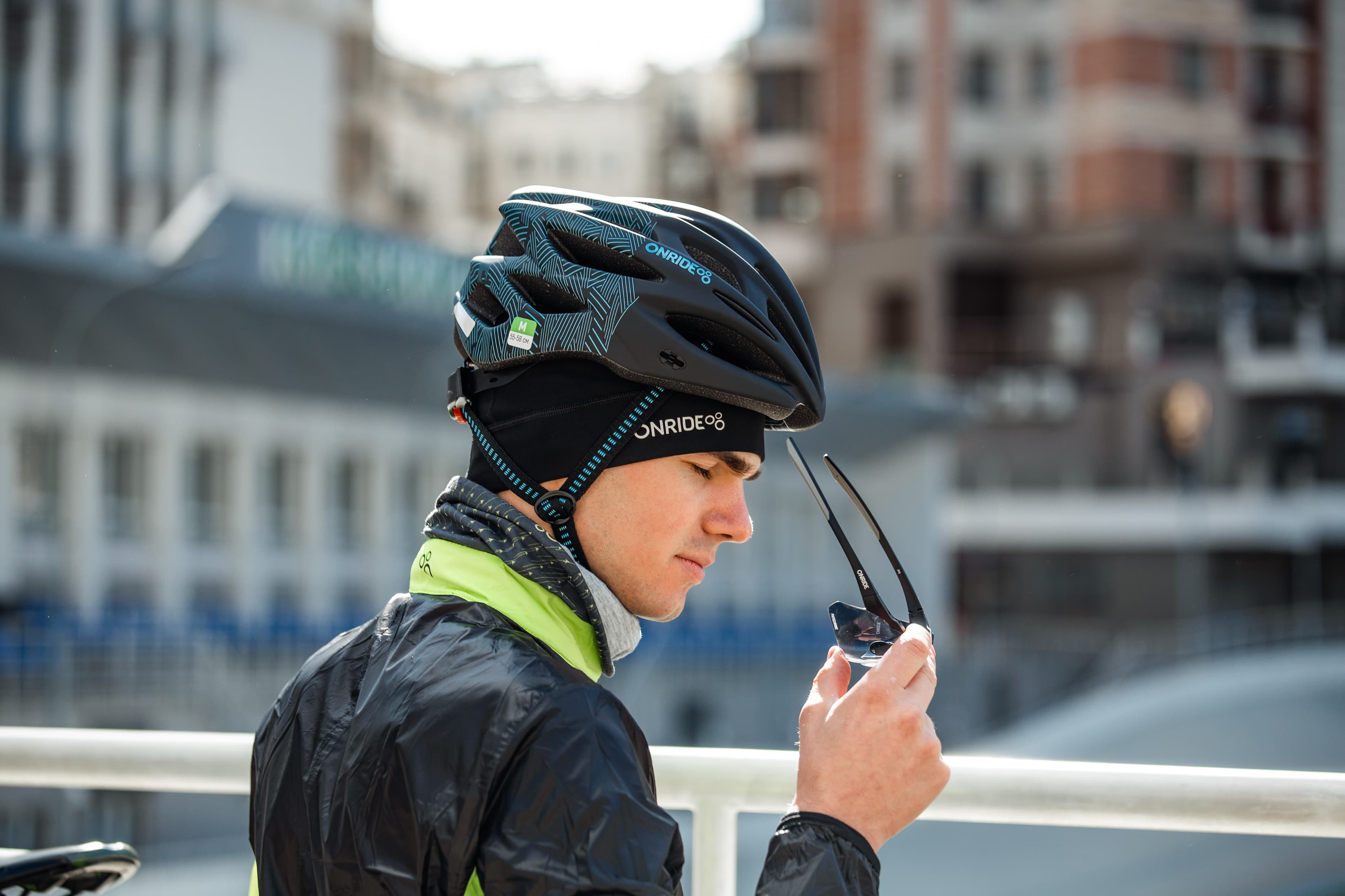 Підшоломник ONRIDE HEAD колір чорний L\XL (58-60 см) — мініатюра 3