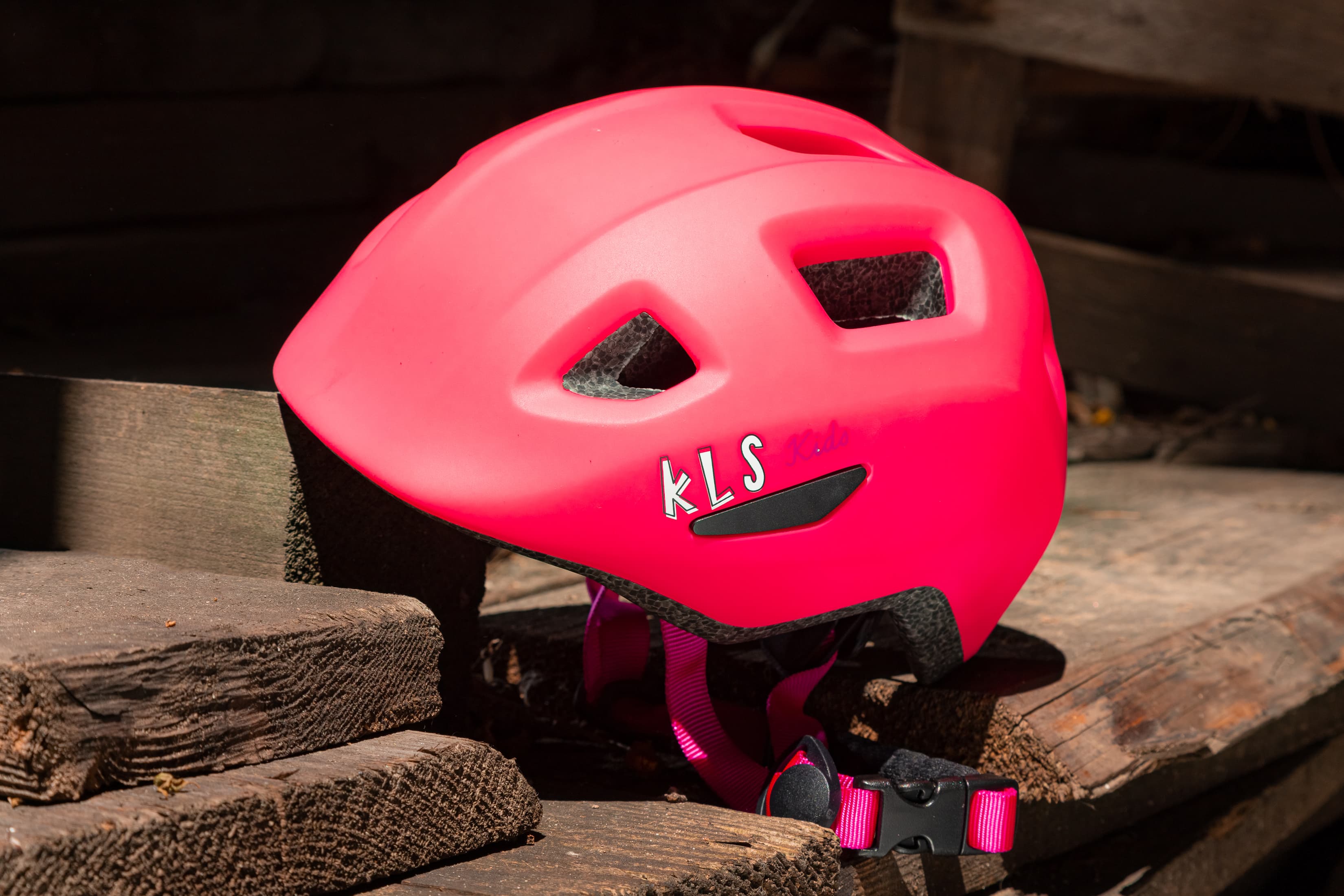 Шолом дитячий KLS Acey 022 XS (45-49cм) рожевий — мініатюра 3
