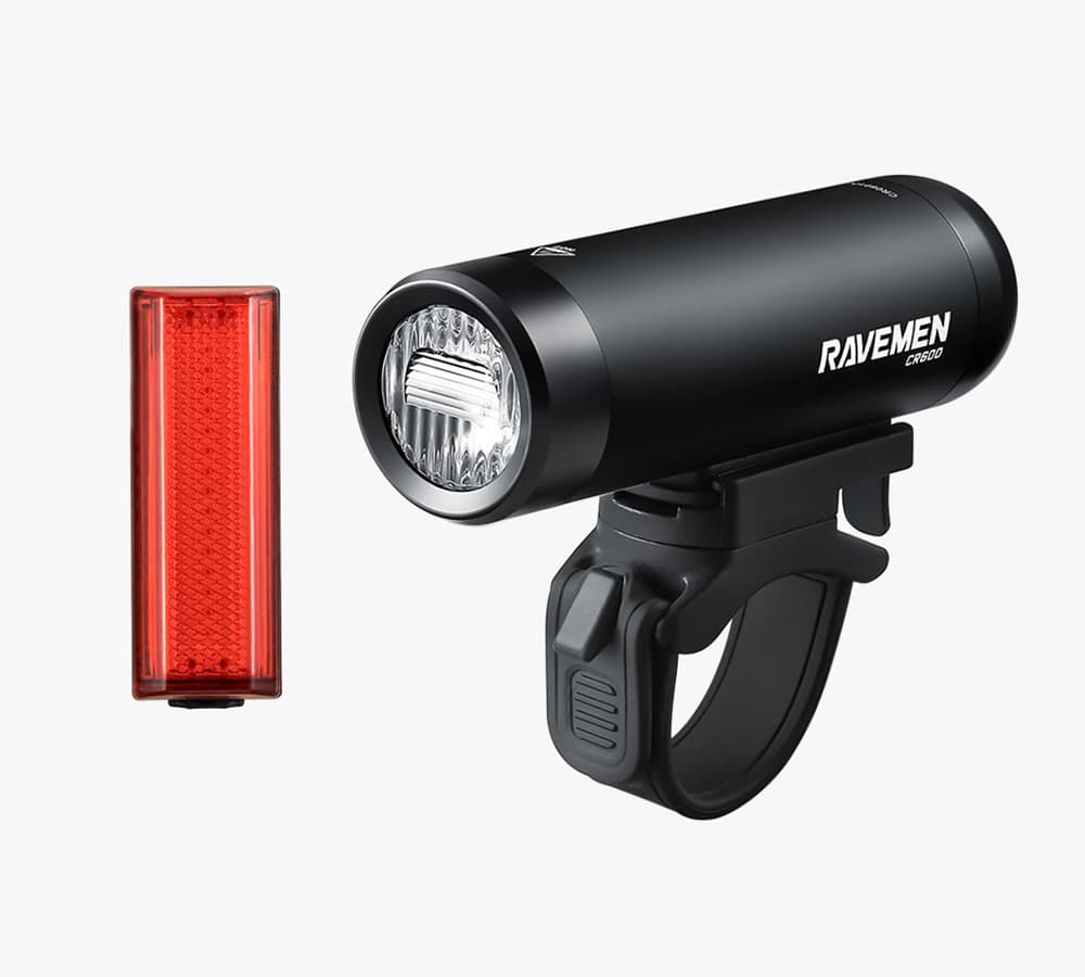 Комплект світла Ravemen LS10 : CR600 + TR20 (600 + 20 lm, 1600 + 200 mAh) — мініатюра 2