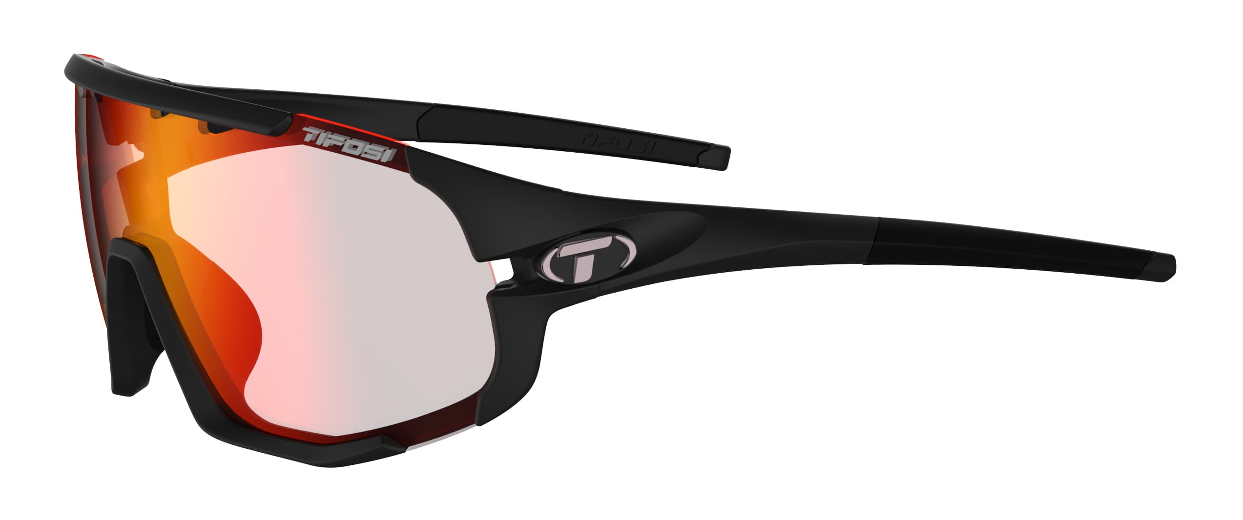 Окуляри Tifosi Sledge Matte Black, лінзи Clarion Red Fototec (64-14%) — фото 1