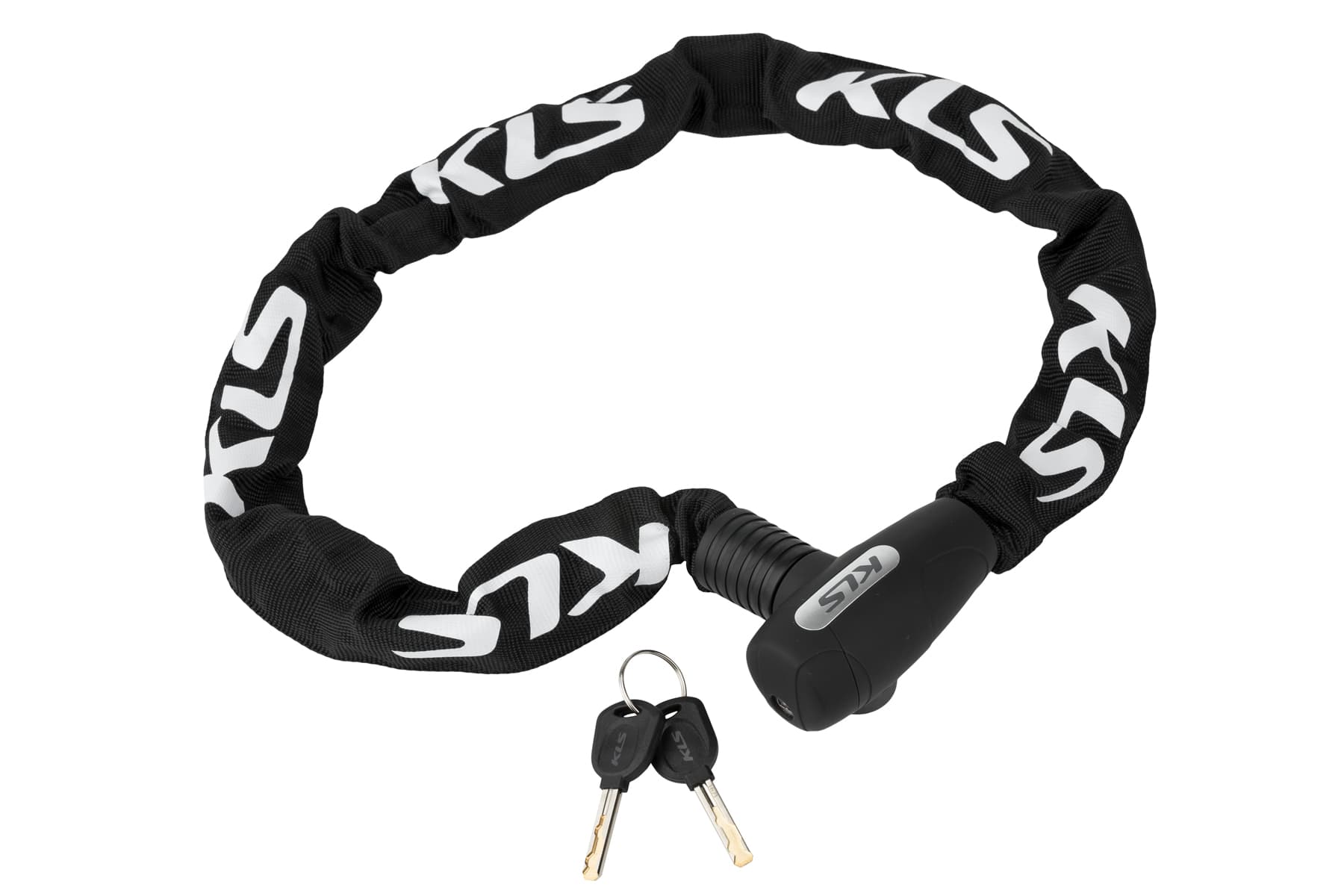Замок ланцюговий під ключ KLS Chainlock 8 чорний 8x1000 мм — фото 1