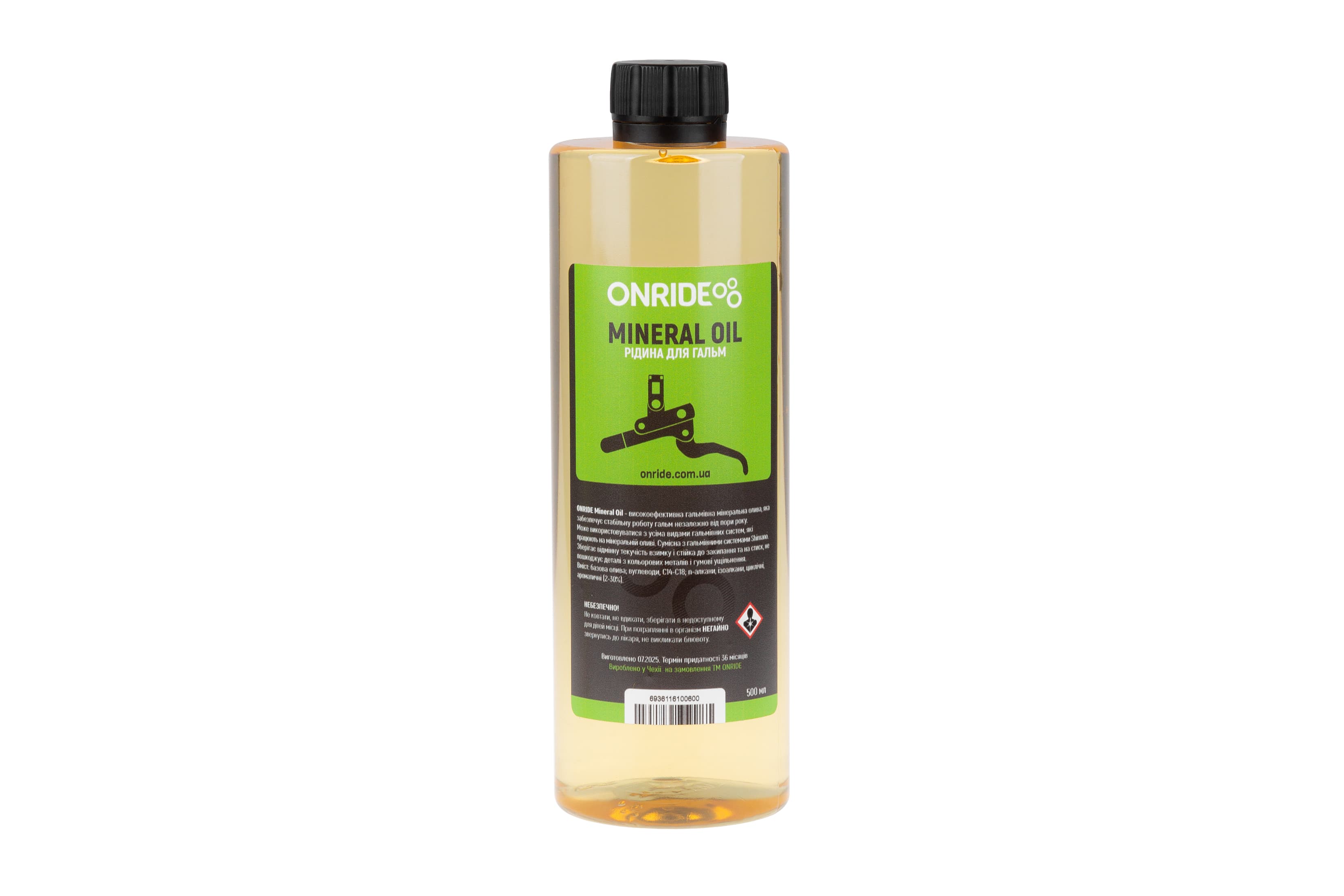Гальмівна рідина ONRIDE Mineral Oil 500 мл — фото 1