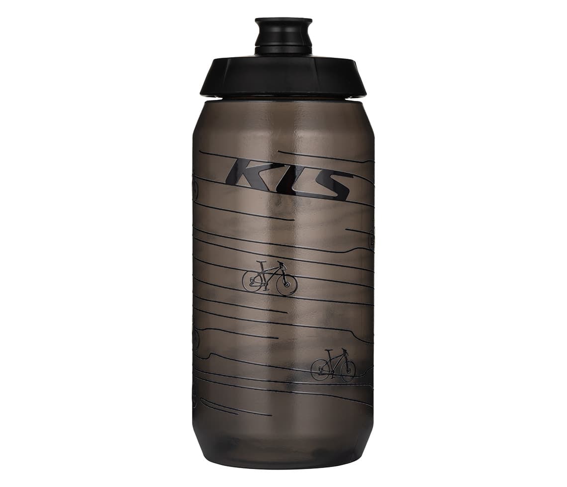 Фляга KLS Kolibri 550 мл прозорий-чорний