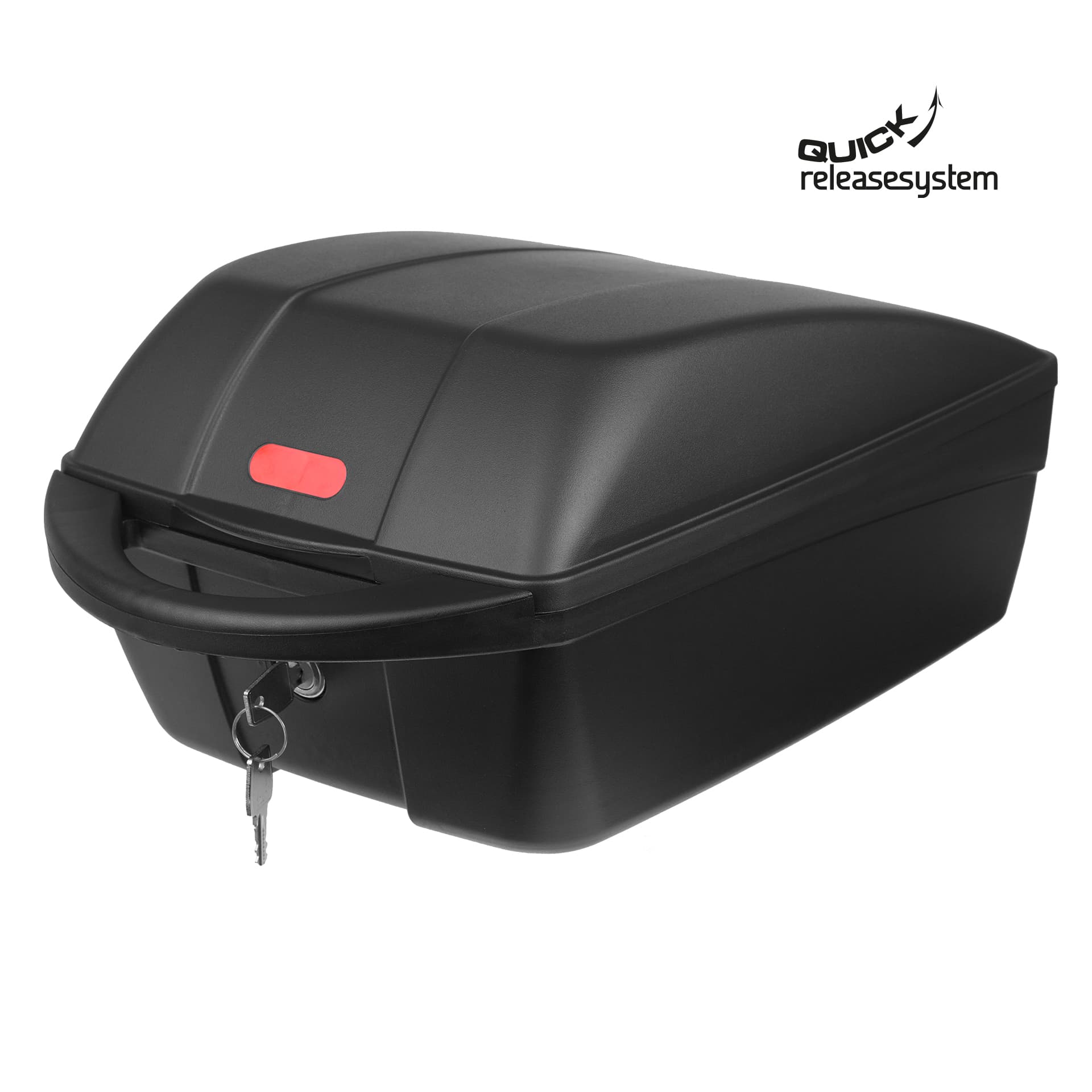 Кейс на багажник POLISPORT Top Case Quick Release швидкоз'ємний чорний — мініатюра 4