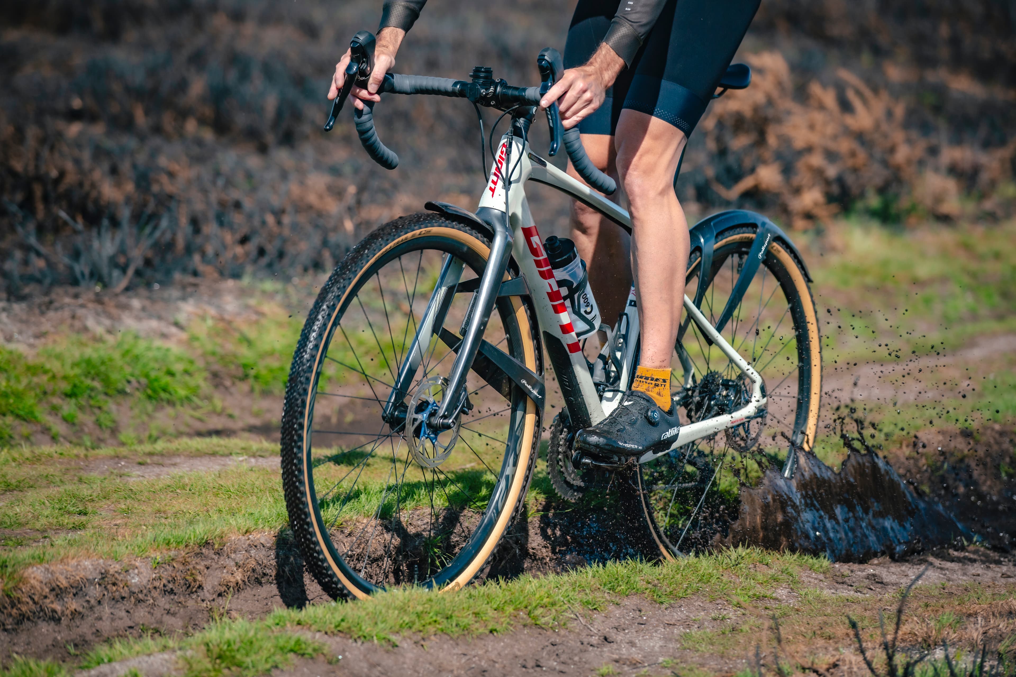 Комплект крил POLISPORT G-MUD GRAVEL 28" (переднє: 650х50; заднє: 720х50 мм) чорний — мініатюра 3