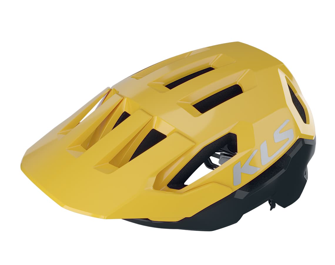 Шолом KLS Dare 2 S/M (52-55см) магнітна застібка, жовтий — фото 1