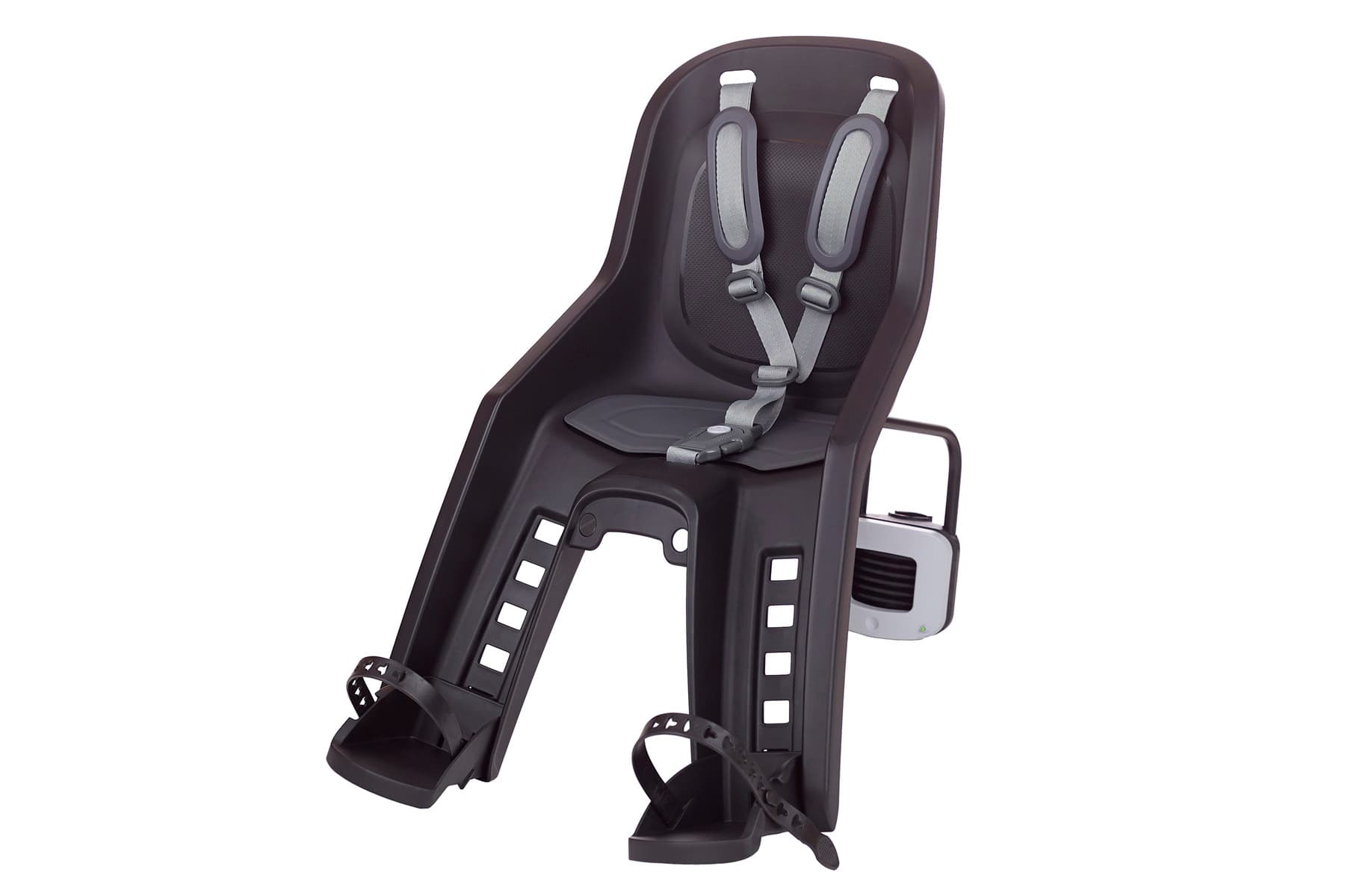 Дитяче крісло переднє POLISPORT Bubbly Mini Plus FF на підсідельну трубу, 26"-28", 9-15 кг, чорне