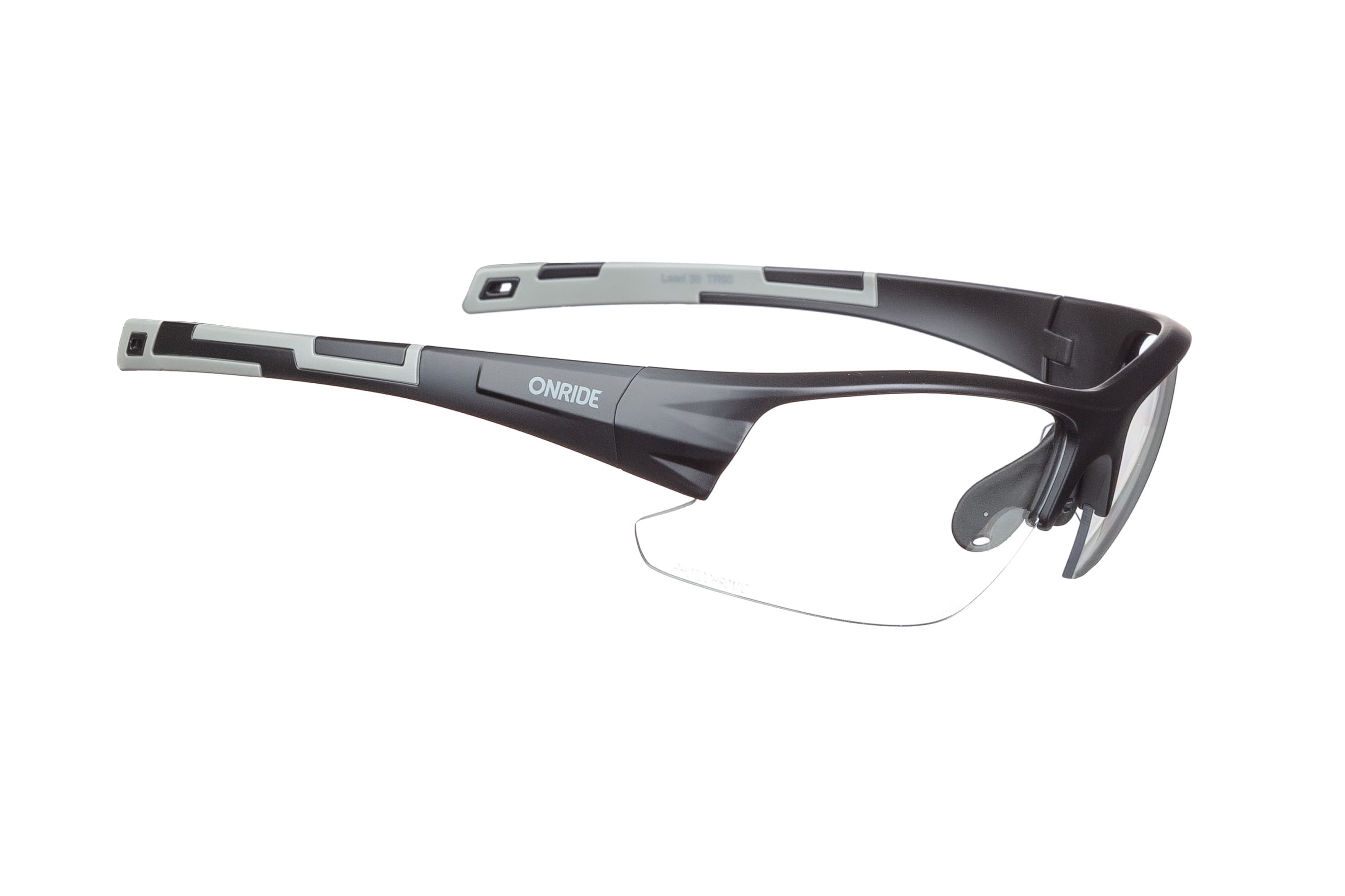 Окуляри ONRIDE Lead 30 з лінзами Photochromic clear to grey (84-25%) кат. 0-2 чорний — фото 1