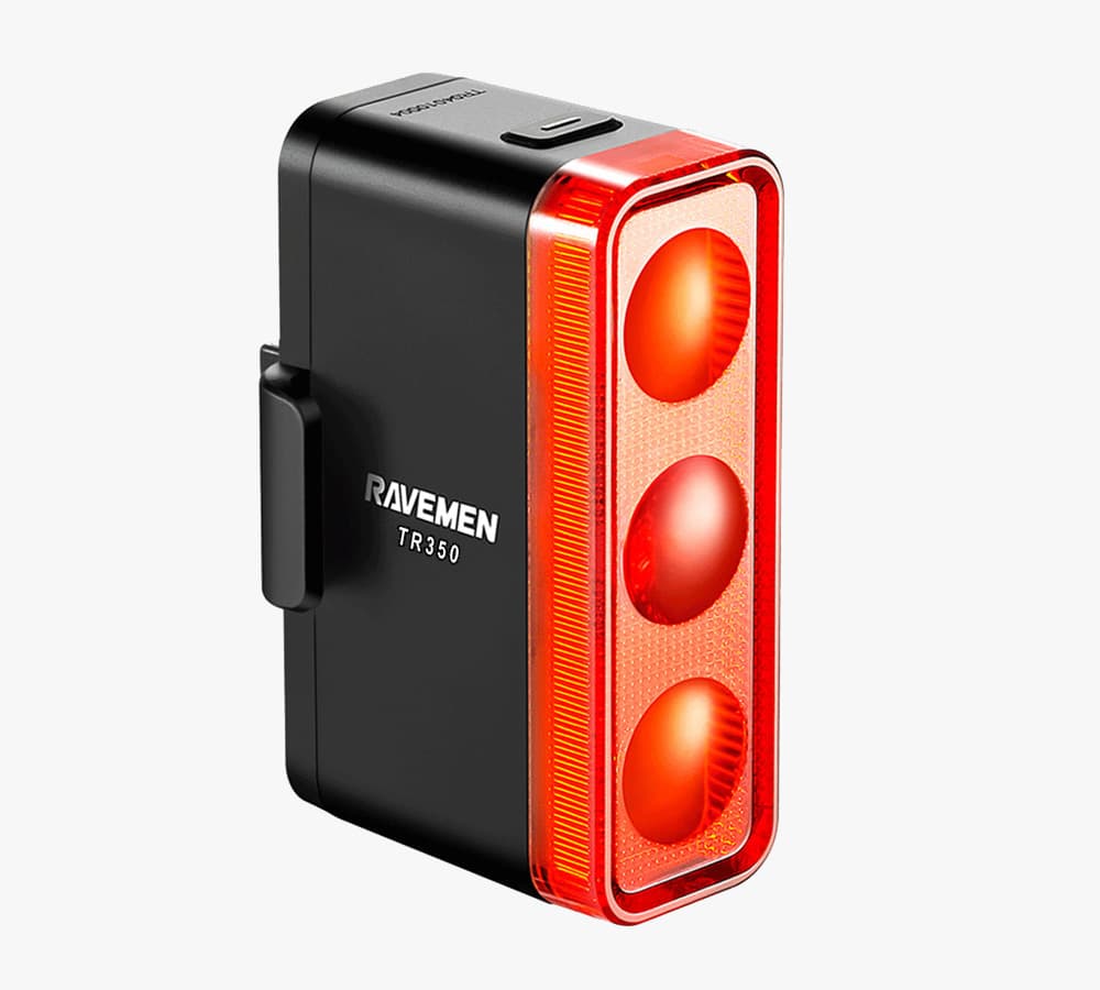 Заднє світло Ravemen TR350 (350 lm, 1600 mAh) з датчиком руху — фото 1