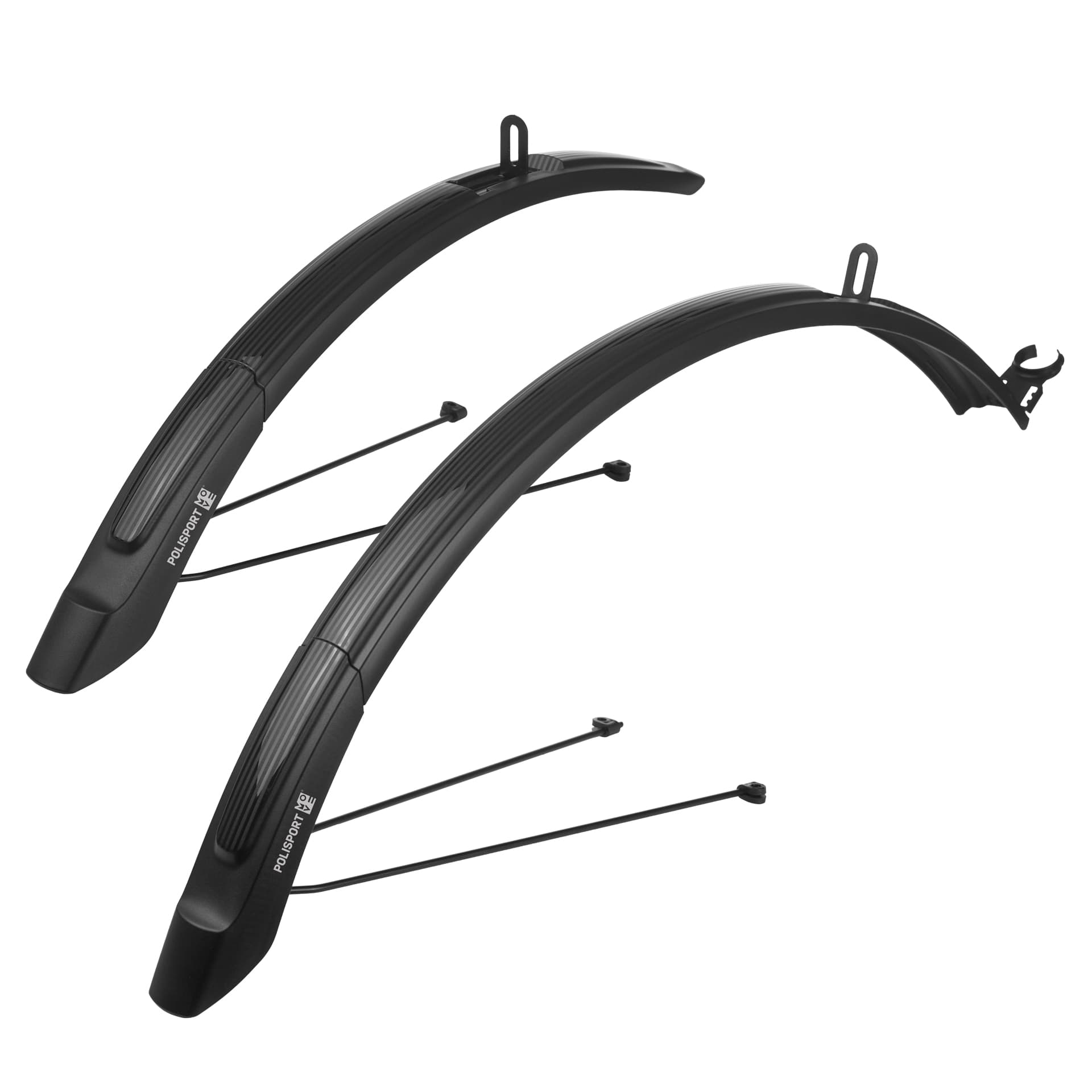 Комплект крил POLISPORT Expander City 26"/28" (розмір: переднє: 620-725х51; заднє: 860-970х51 мм) MT — фото 1