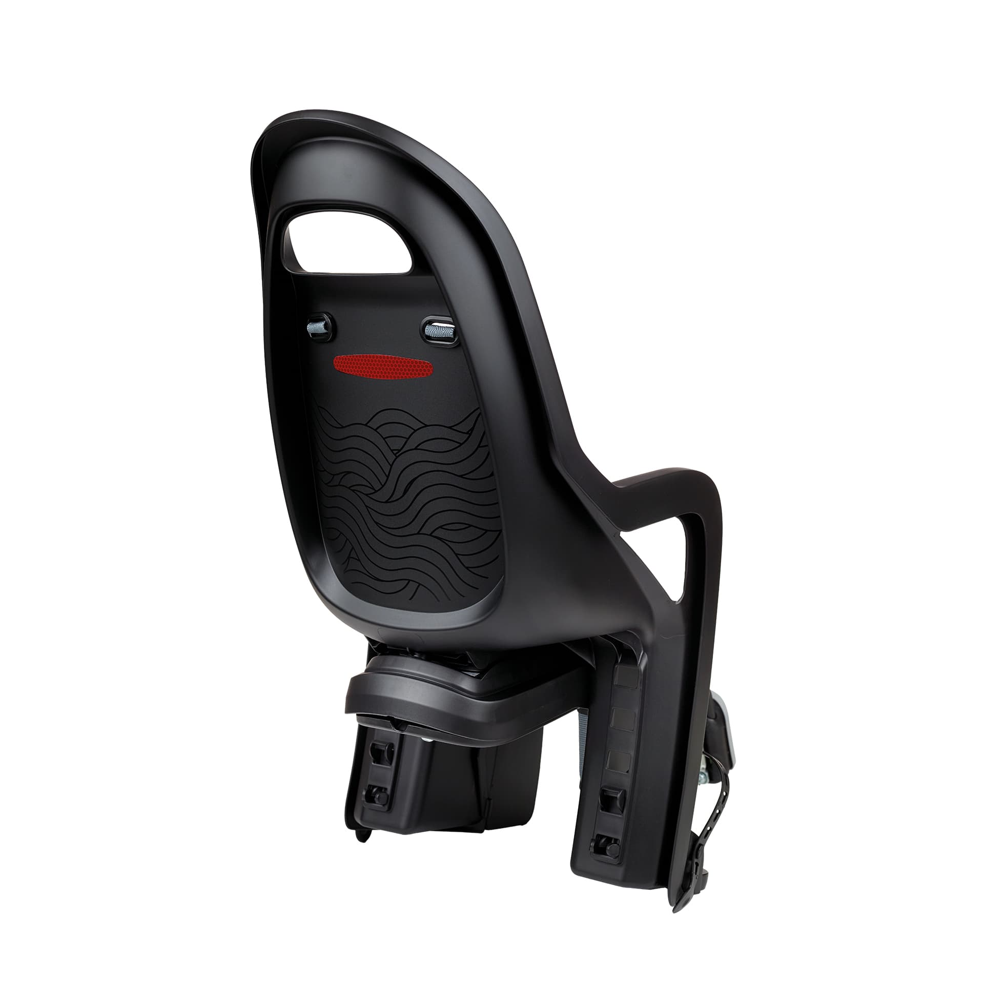 Дитяче крісло заднє POLISPORT Groovy Maxi RS+ на підсідельну трубу, 26"-28", 9-22 кг, чорне — мініатюра 3
