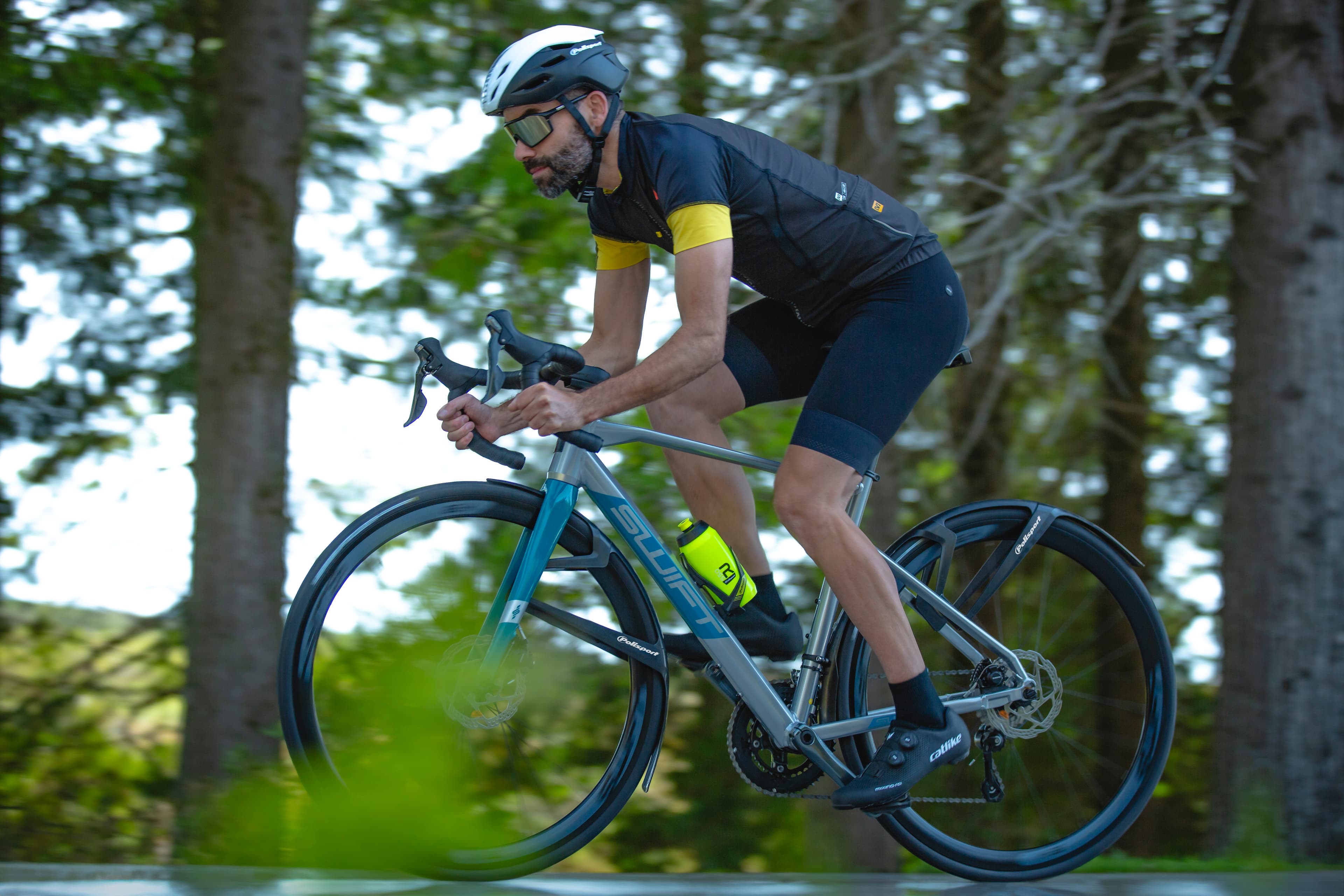 Комплект крил POLISPORT R-MUD ROAD 28" (розмір: переднє: 603х32; заднє: 670х32 мм) чорний — мініатюра 2