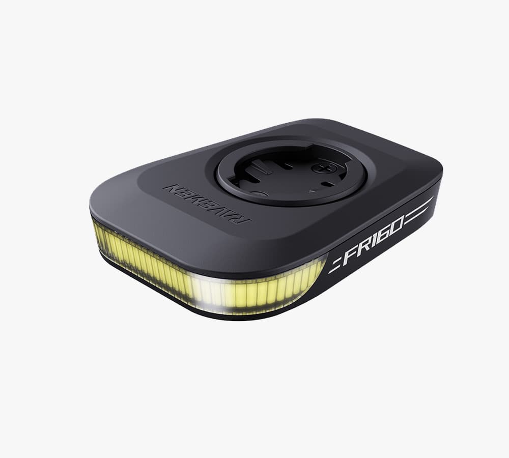 Велосипедна фара Ravemen FR160 (160 lm, 380 mAh) з кріпленням для Garmin — фото 1