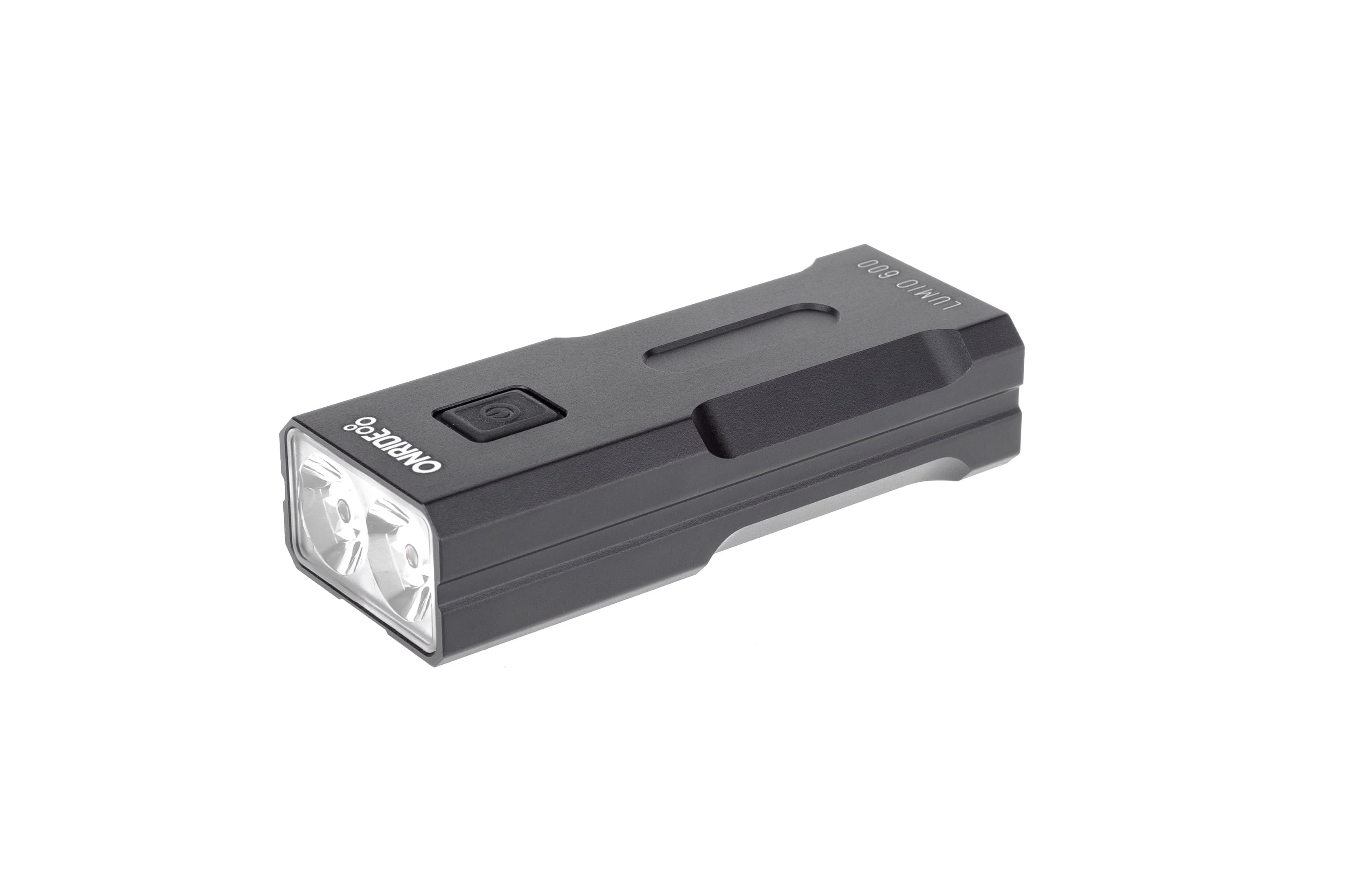 Велосипедна фара ONRIDE Lumio (600 lm, 2500 mAh, Type-C), функ. Power Bank, алюмінієва — фото 1
