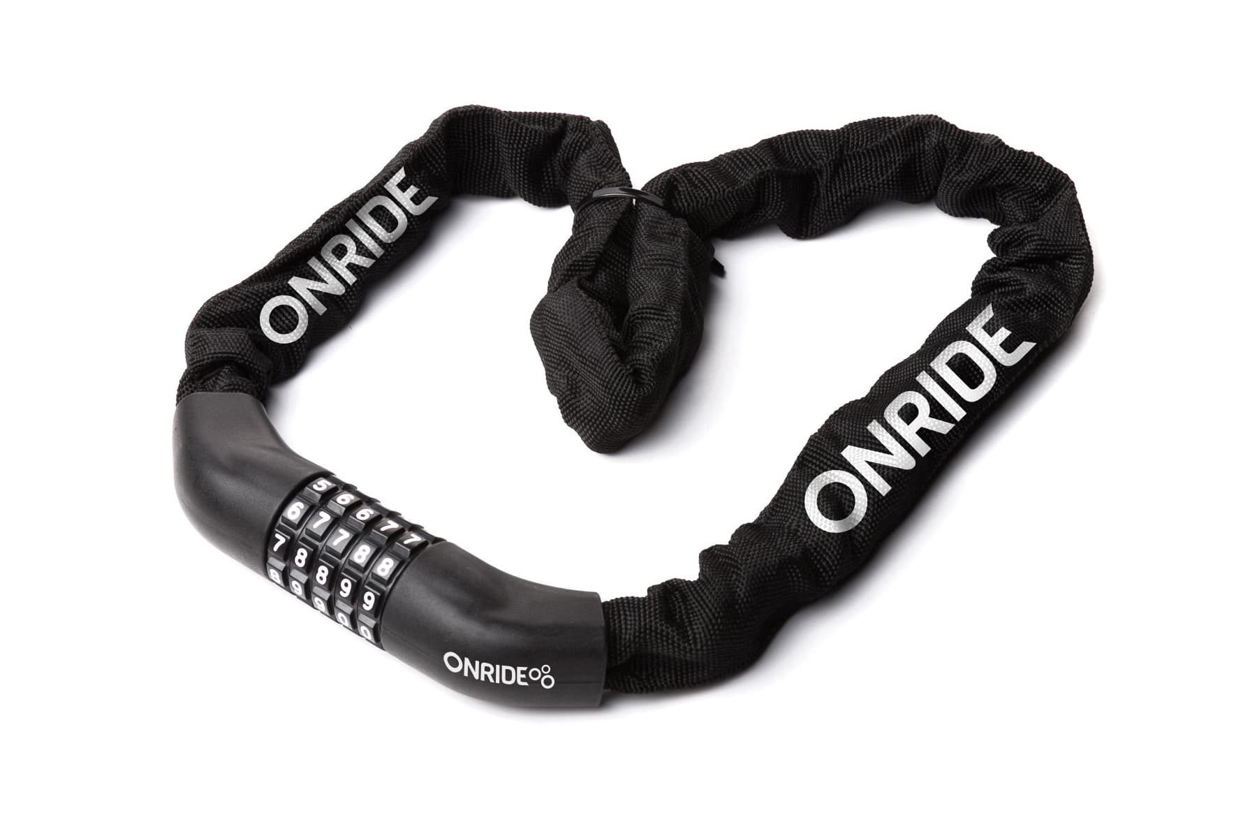 Замок ONRIDE Tie Code Superior 30 загартований ланцюговий, кодовий, 6x1000 мм