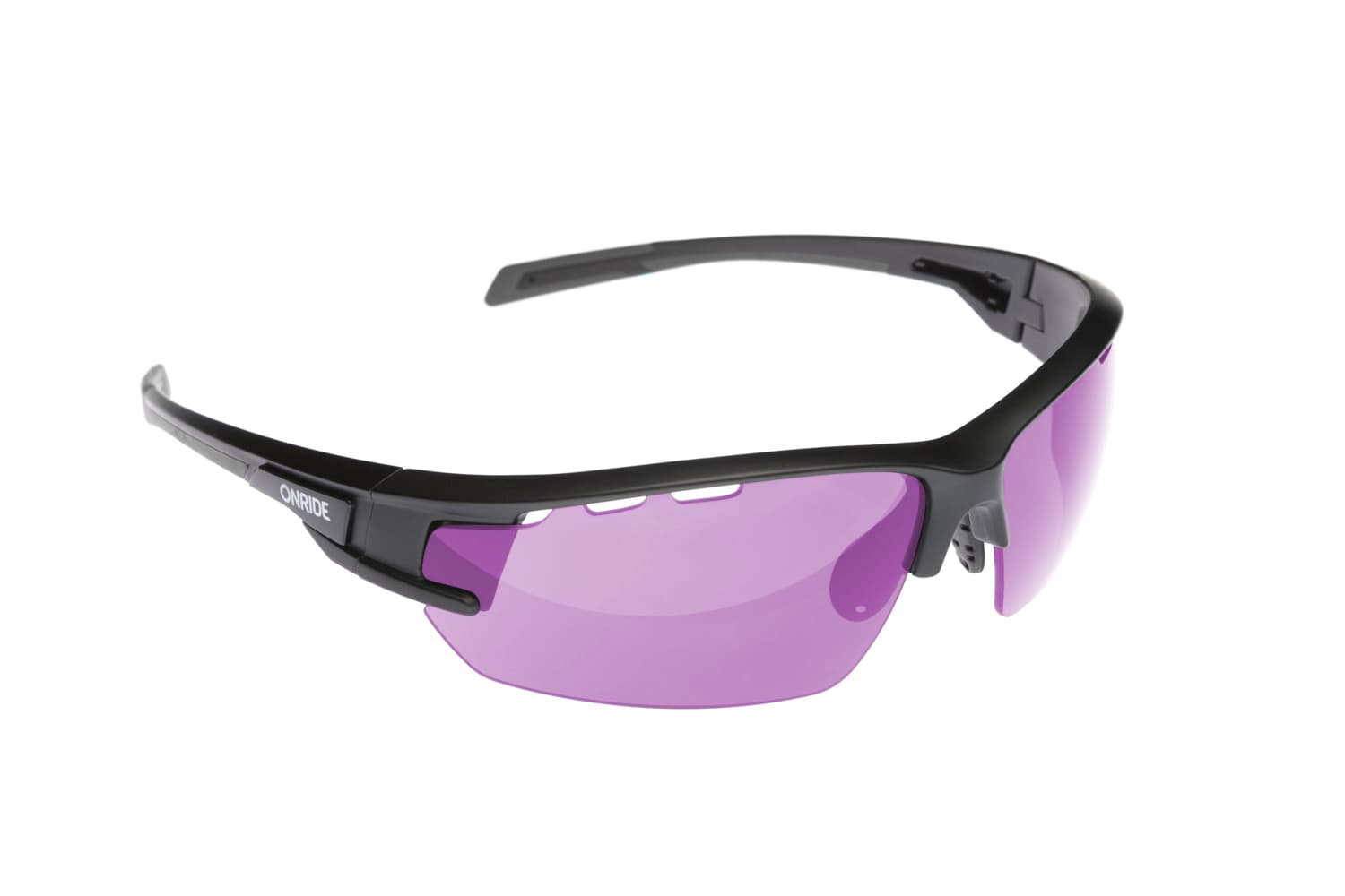Окуляри ONRIDE Leader 40 з лінзами HD purple (19%) чорний — фото 1