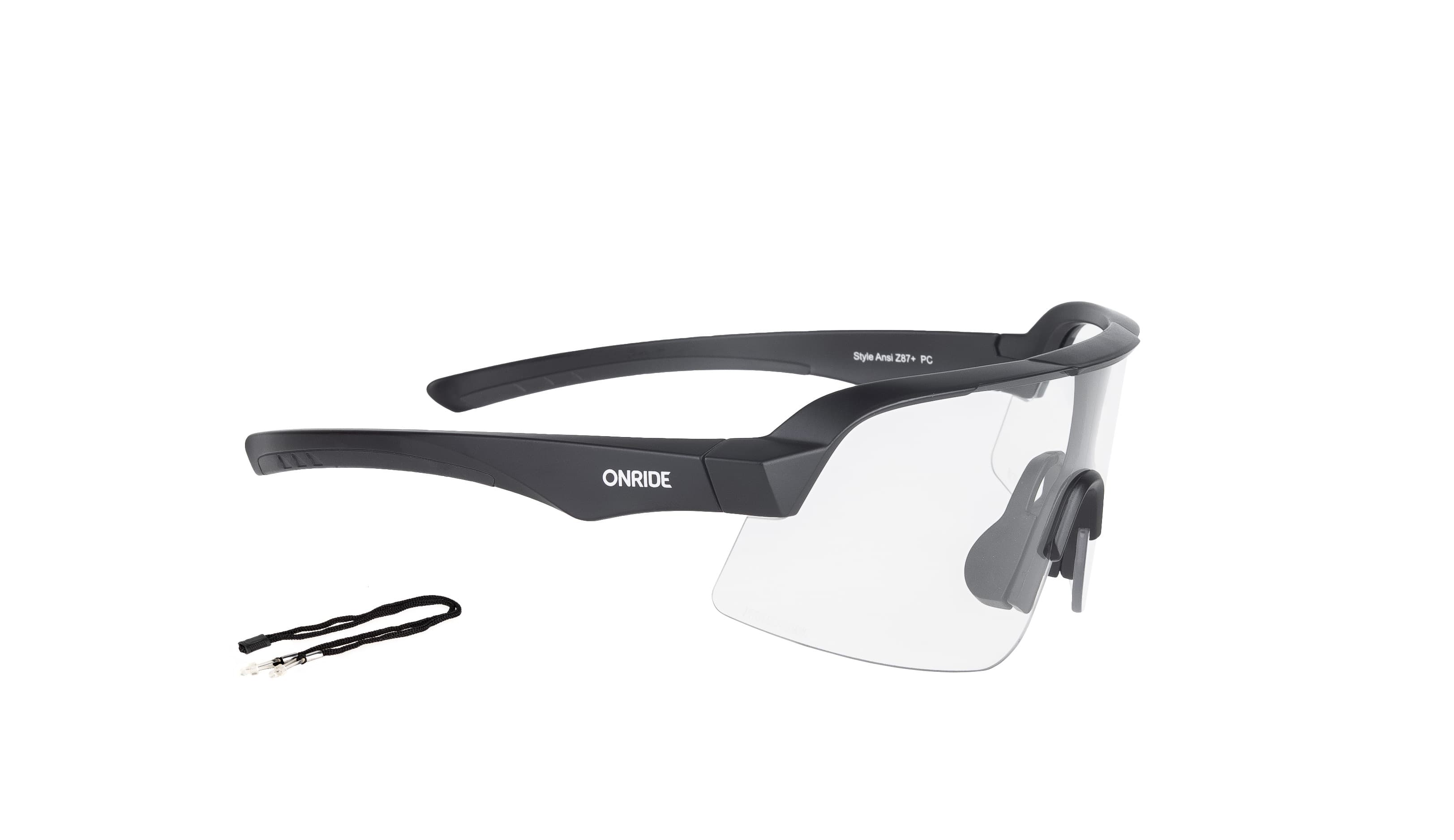 Окуляри ONRIDE Style ANSI Z87+ з лінзою Photochromic (84-18%), оправа РС чорний — мініатюра 2