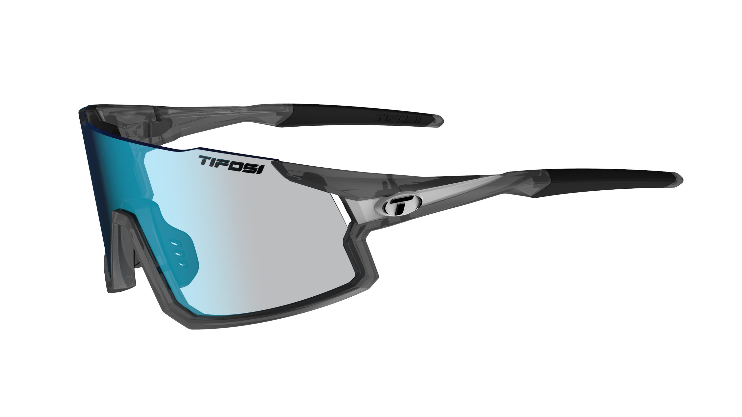 Окуляри Tifosi Stash Matte Smoke, лінзи Clarion Blue Fototec (46-13%) — фото 1