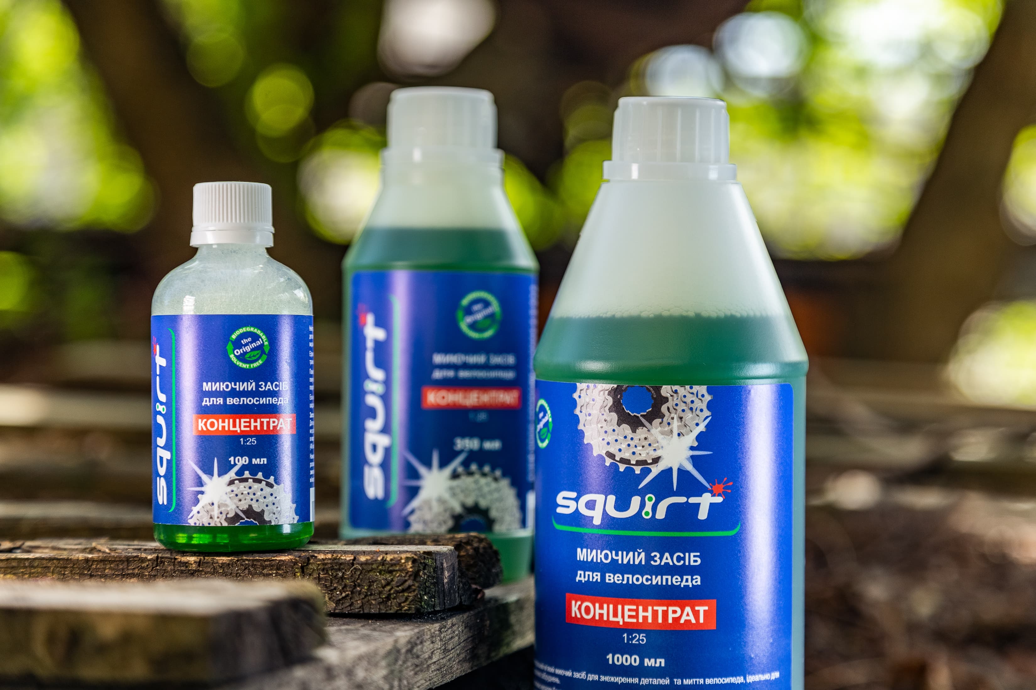 Очищувач (дегризер) Squirt Bio Bike Cleaner Concentrate 1000 мл — мініатюра 2